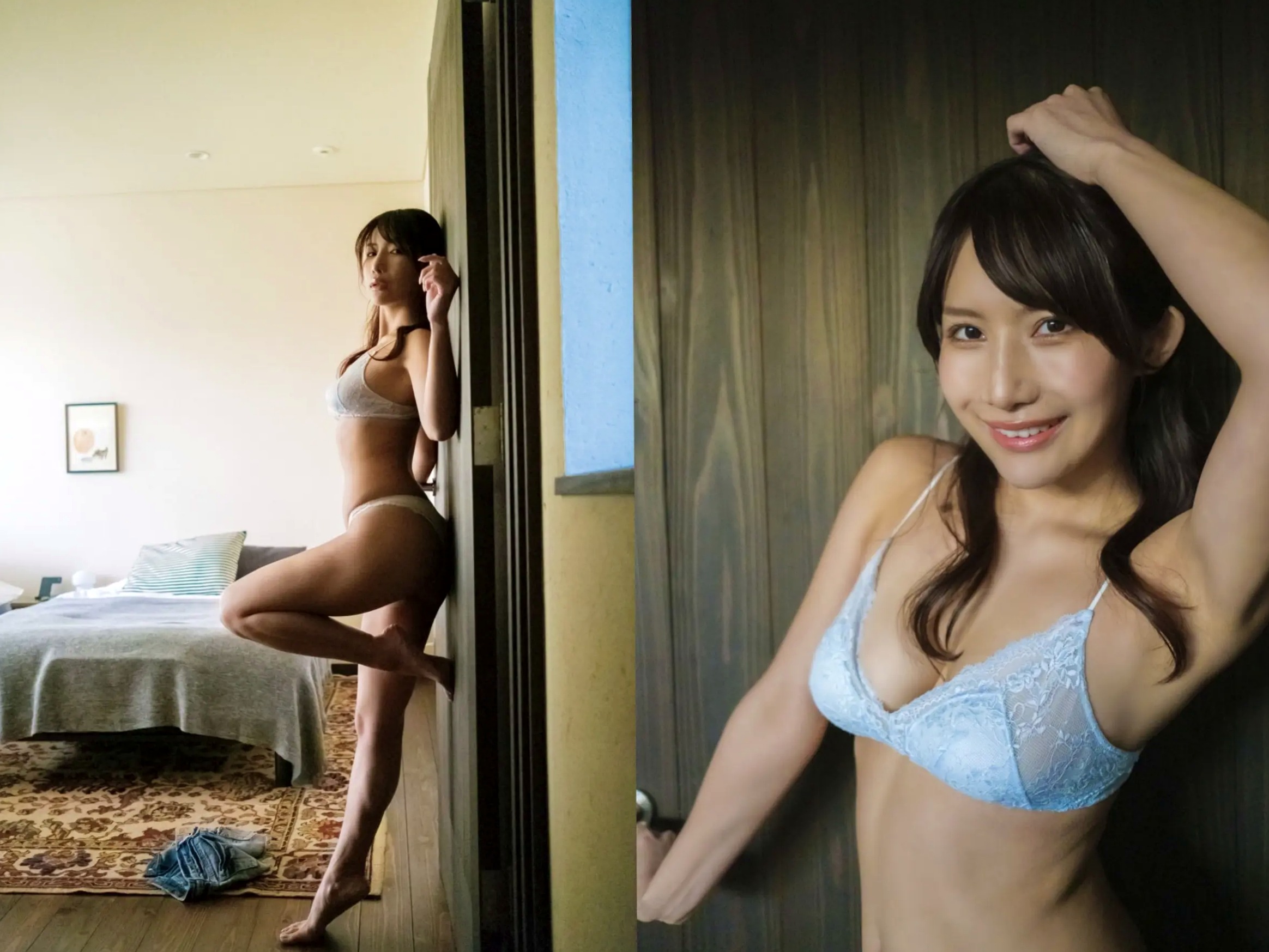 琴井ありさ - 琴井に恋と 真紅と夜明けの 日本性感女神清纯性感私房内衣写真