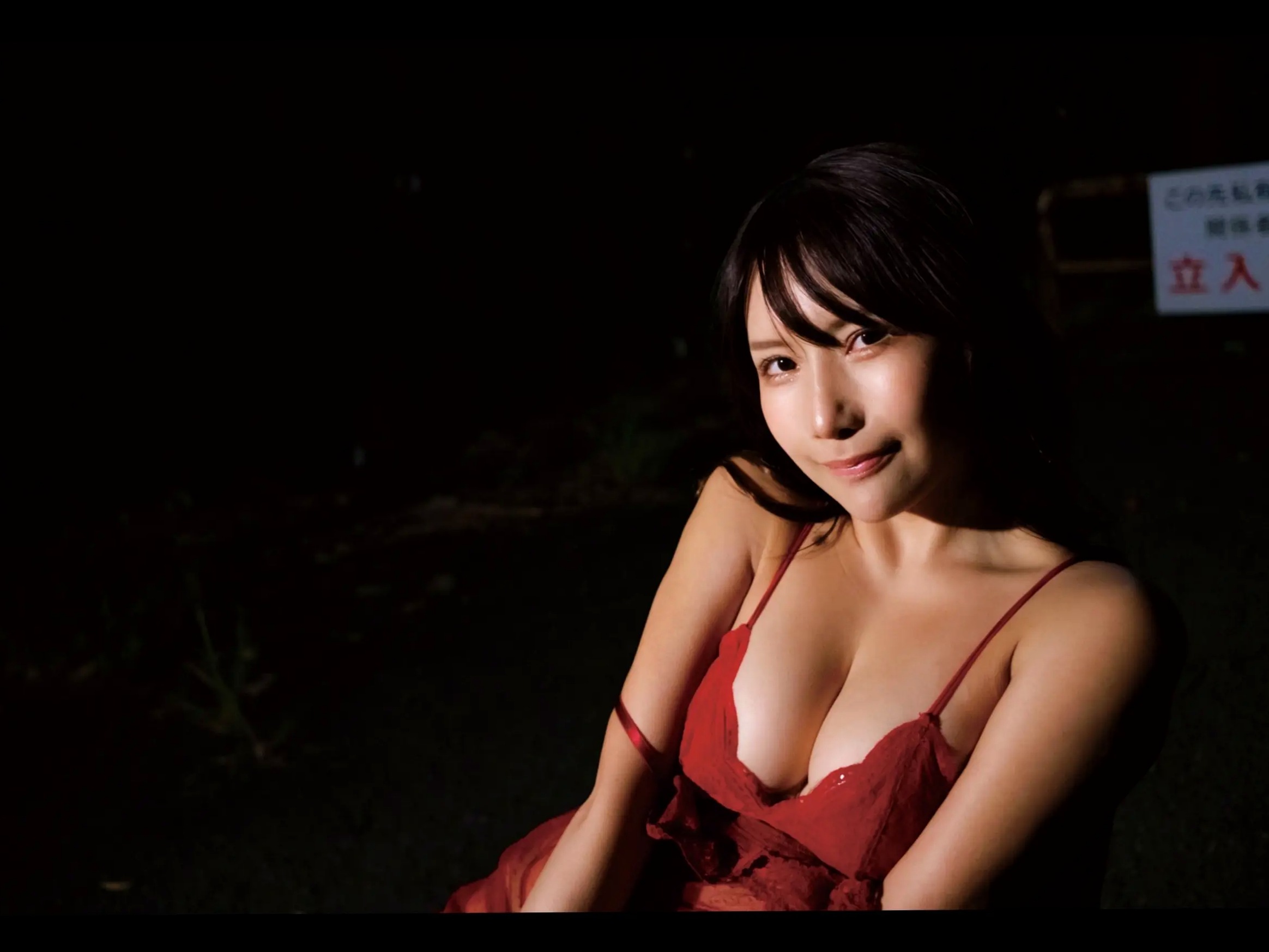 琴井ありさ - 琴井に恋と 真紅と夜明けの 日本性感女神清纯性感私房内衣写真