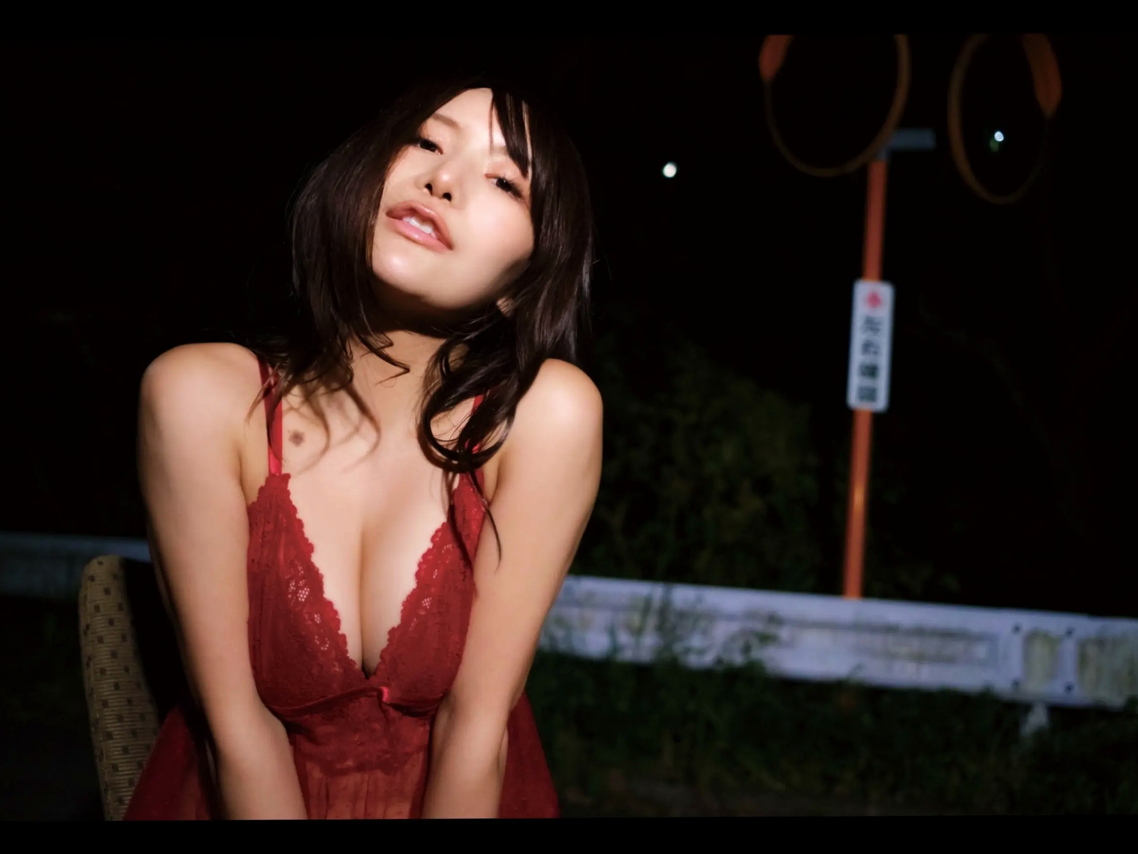 琴井ありさ - 琴井に恋と 真紅と夜明けの 日本性感女神清纯性感私房内衣写真