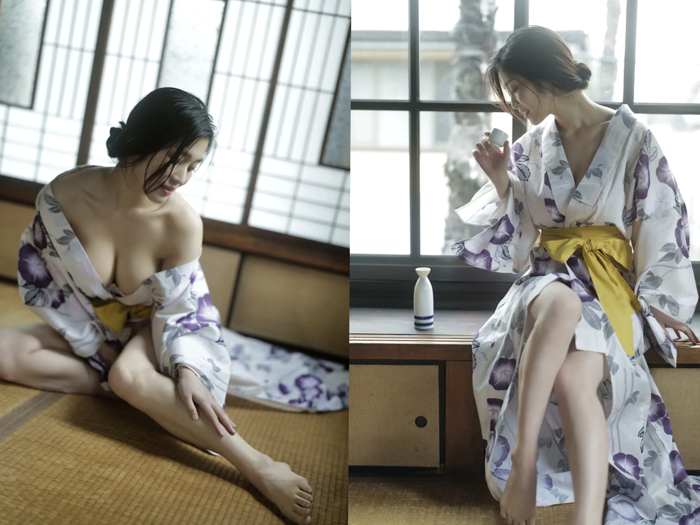 高桥凛《酔いたい気分なの》日系和服内衣私房写真 性感女神极品诱惑