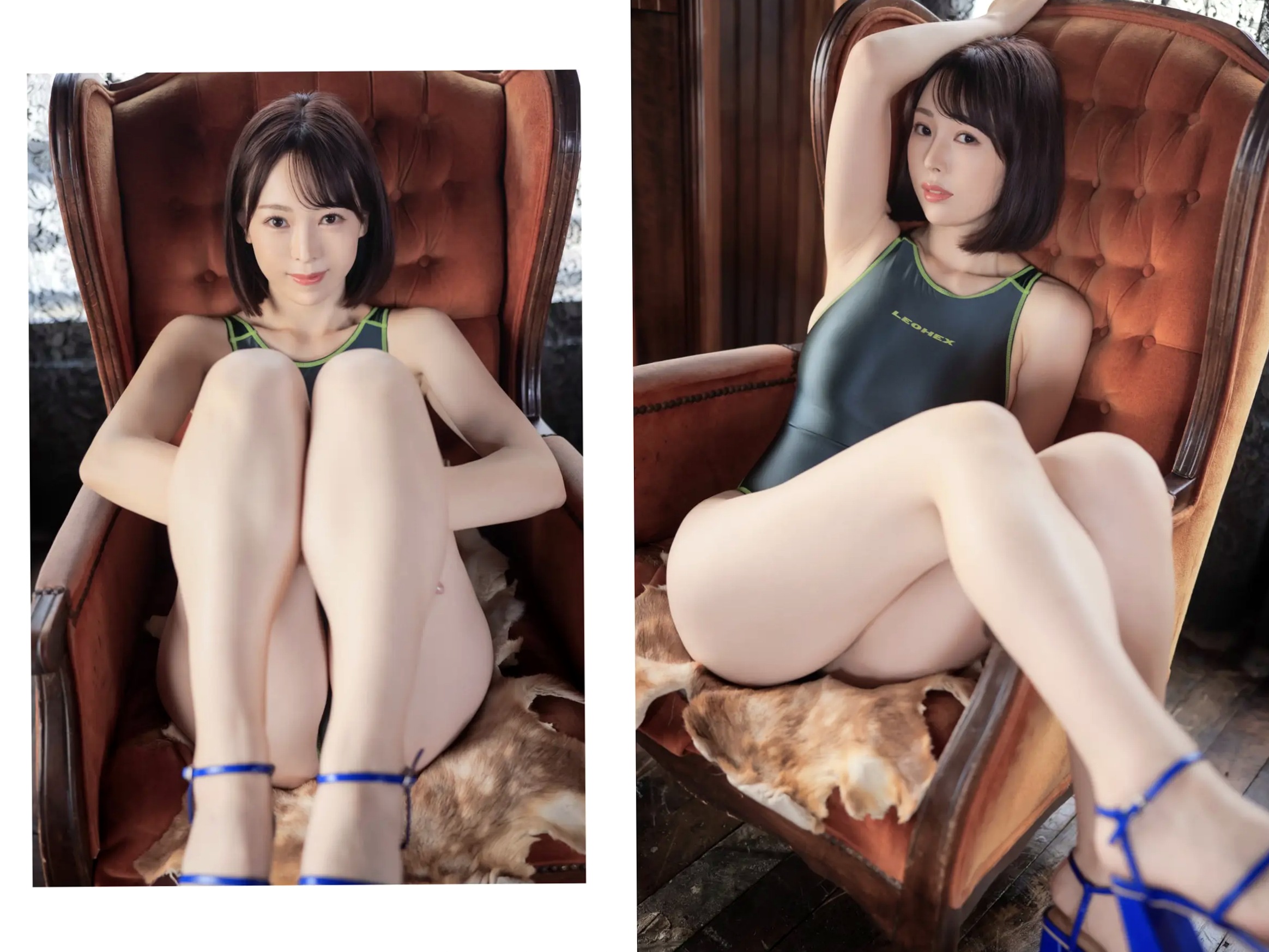 望月菜七子 - 運命の女:日本极品女神比基尼湿身私房写真