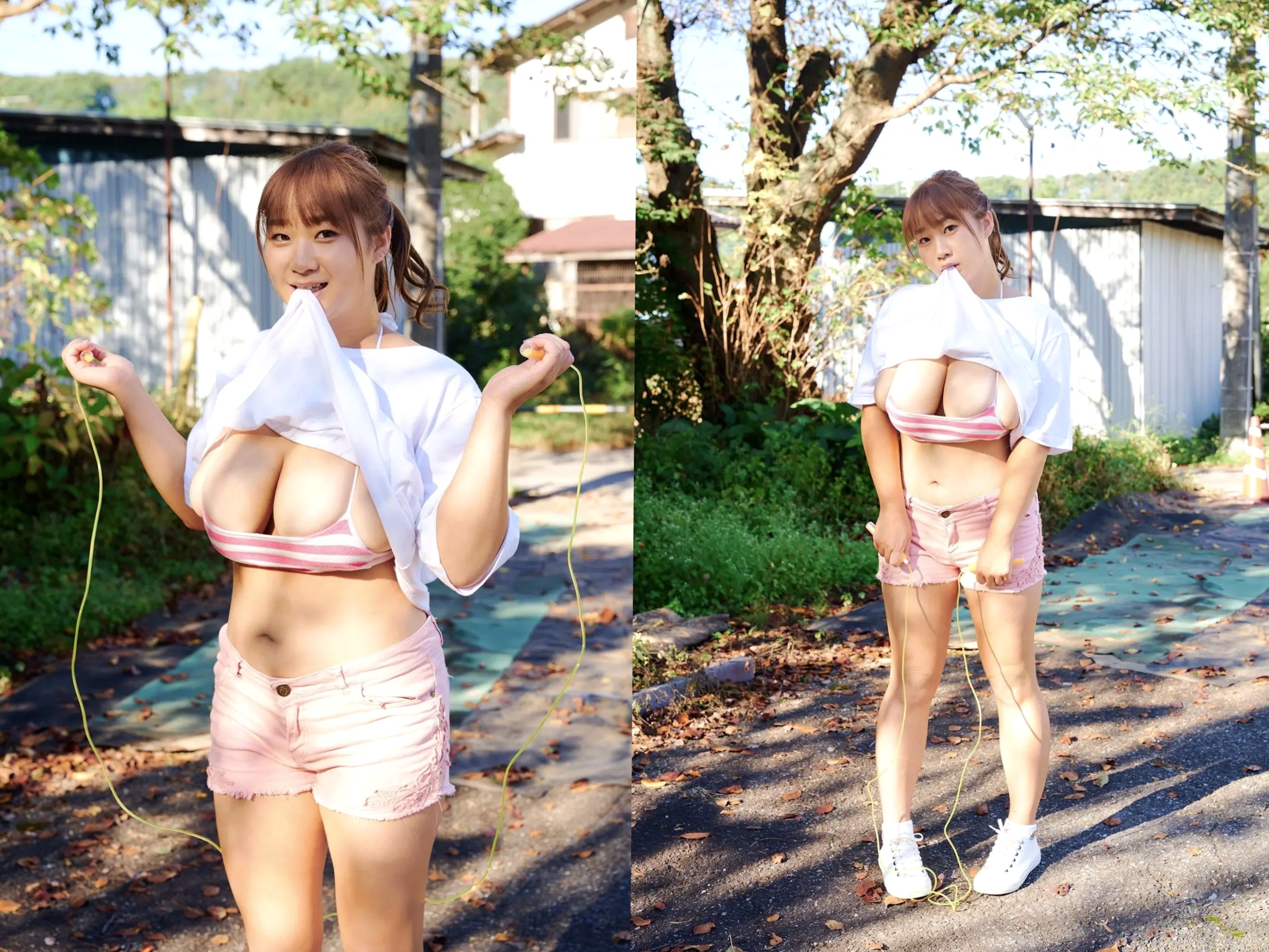 Ako - Kカップの想い 日本爆乳女神性感内衣与温泉湿身写真