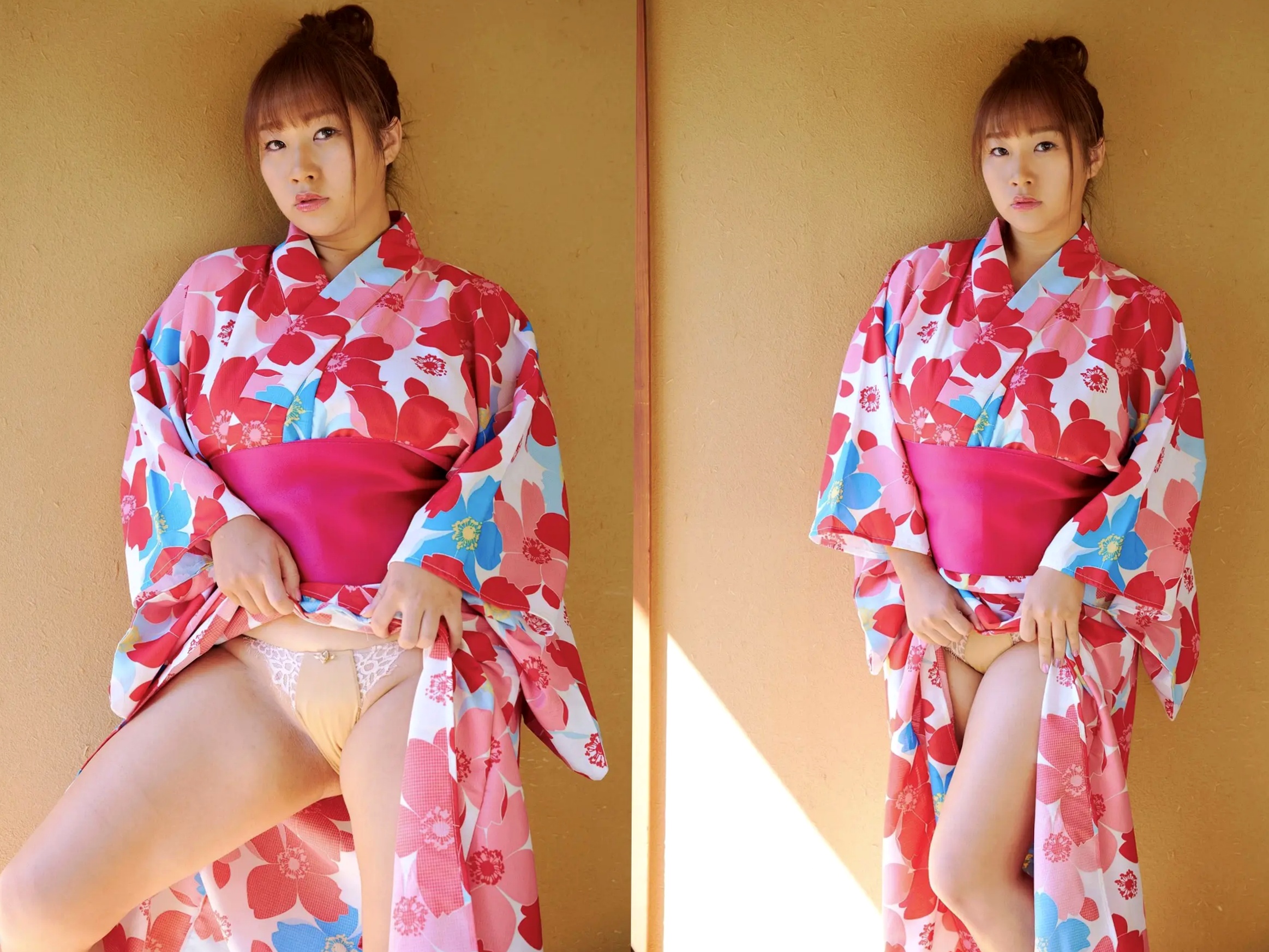 Ako - Kカップの想い 日本爆乳女神性感内衣与温泉湿身写真