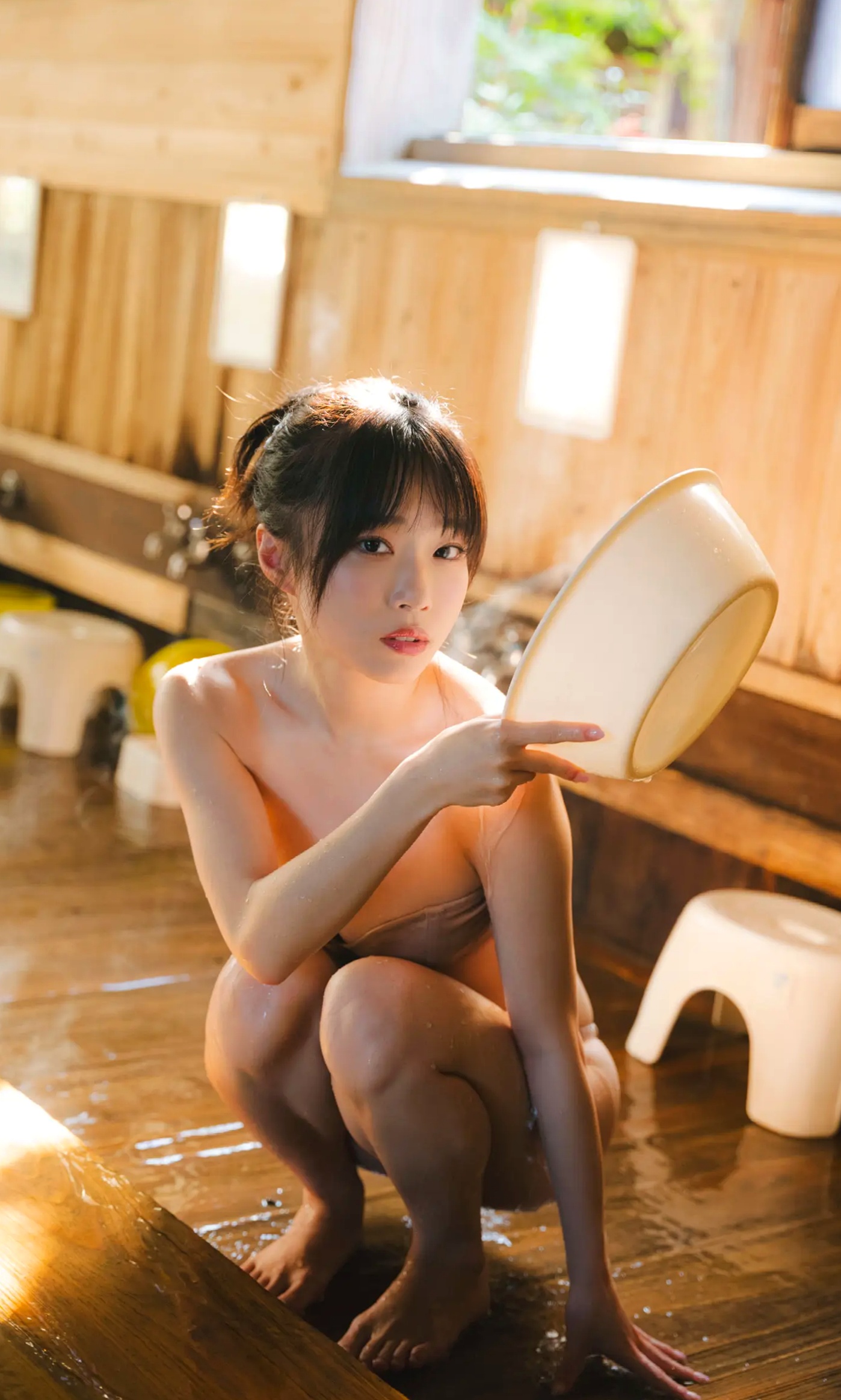 岸みゆ - こんな日がくるなんて:日本温泉浴室比基尼性感清纯写真