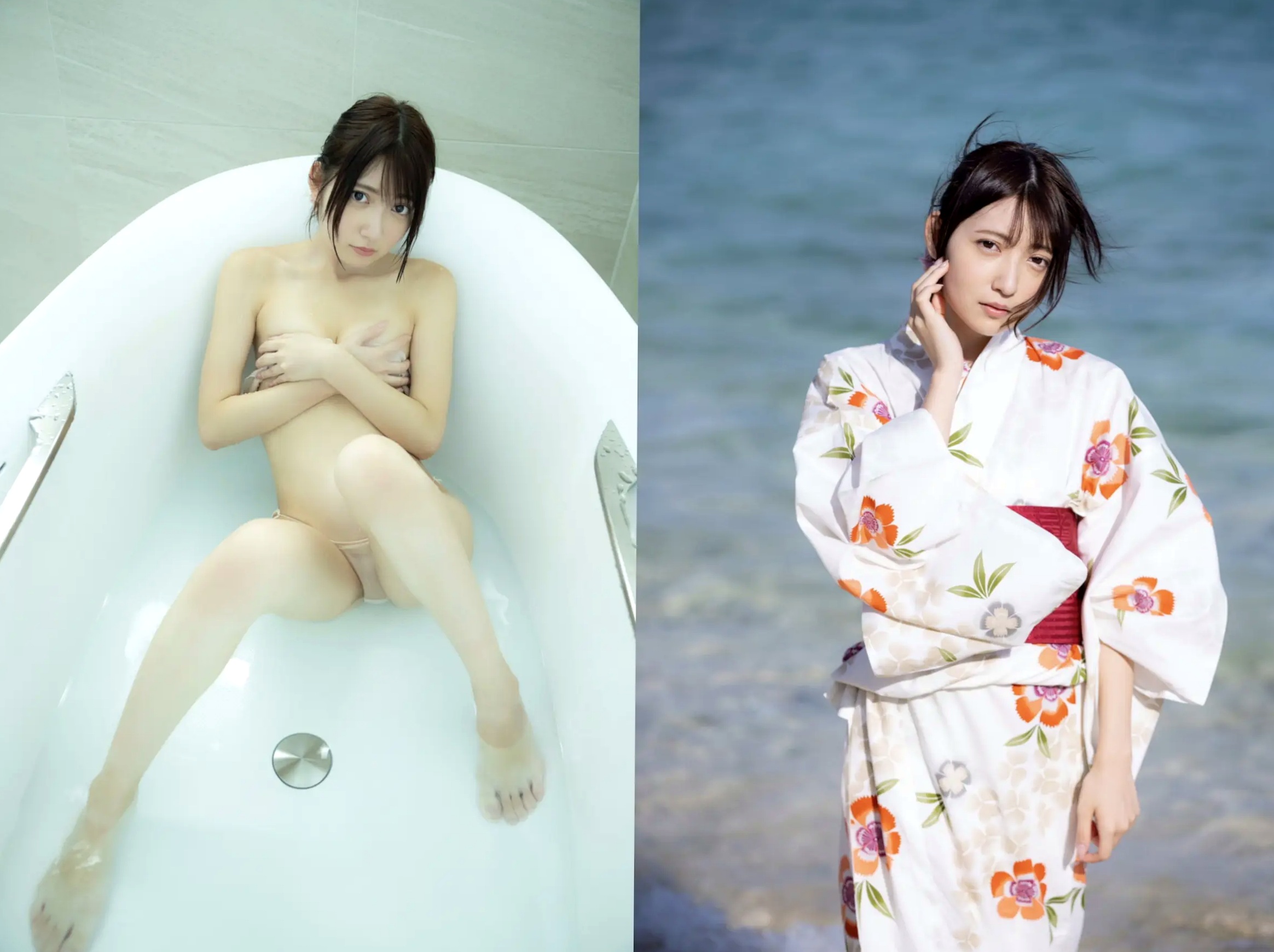乃木結夢 - ゆなの瞳に恋してる:日本美少女家居私房与性感诱惑写真