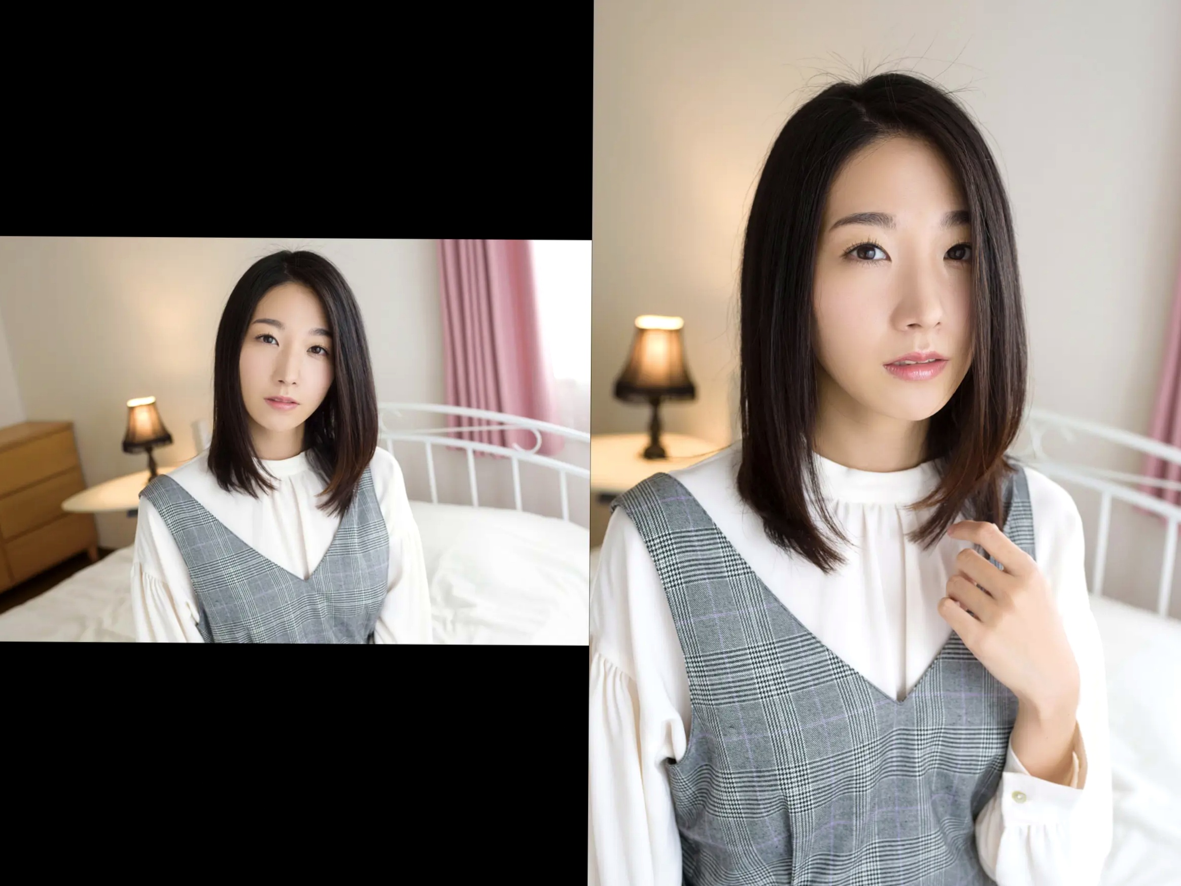 《大塚びる - ぶる姉コンプリート》日本性感女神家居私房照 粉色泳装比基尼美臀写真