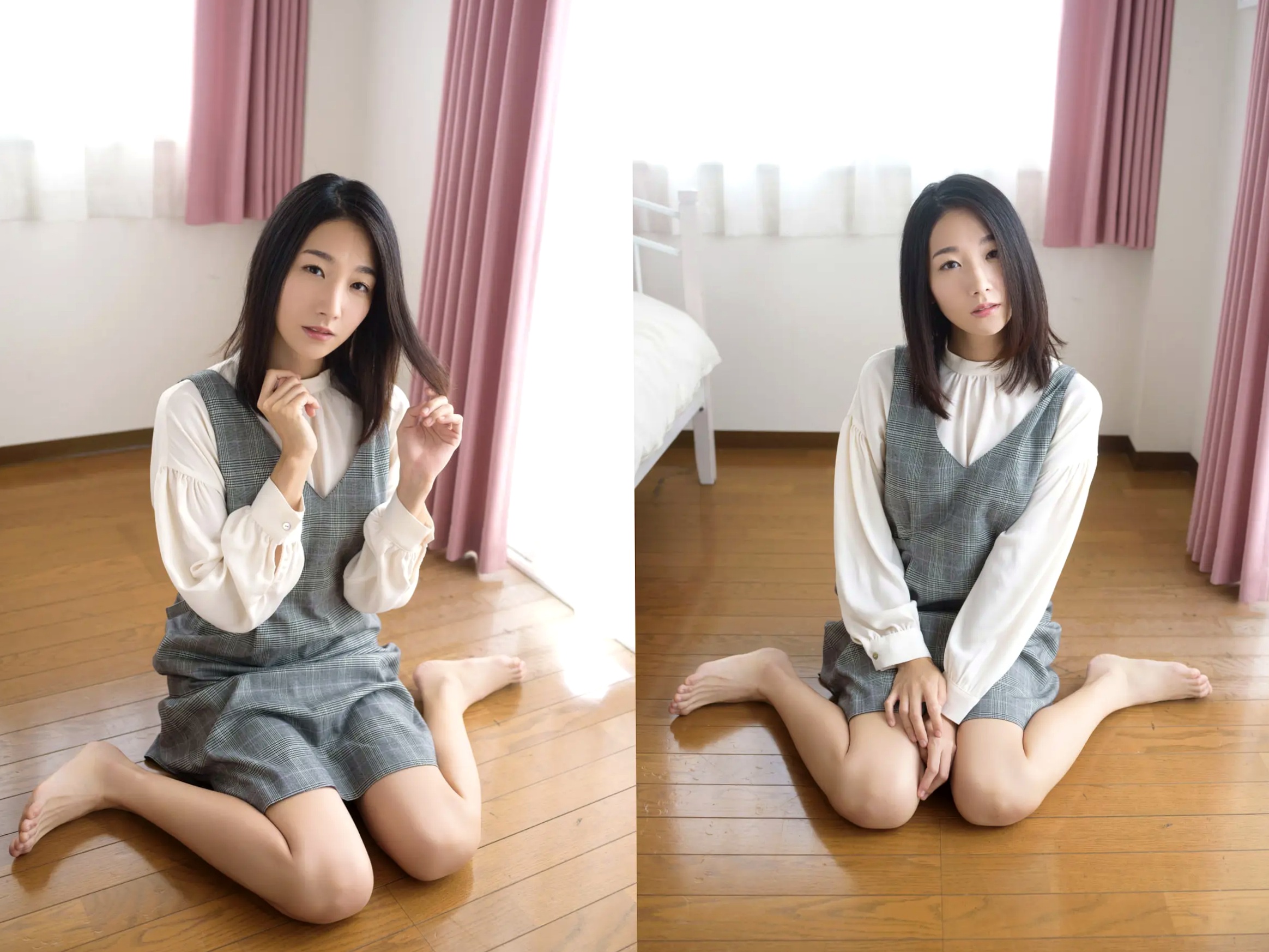 《大塚びる - ぶる姉コンプリート》日本性感女神家居私房照 粉色泳装比基尼美臀写真