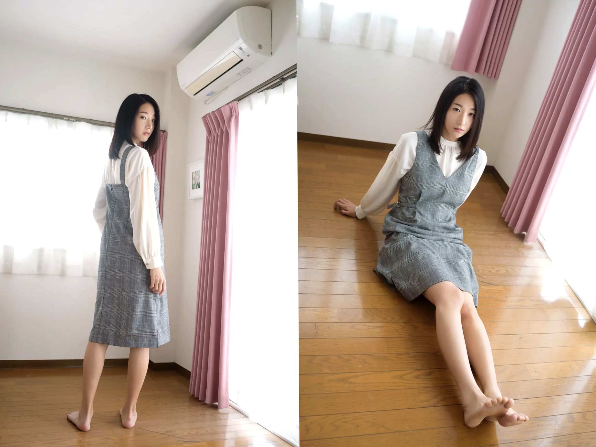 《大塚びる - ぶる姉コンプリート》日本性感女神家居私房照 粉色泳装比基尼美臀写真
