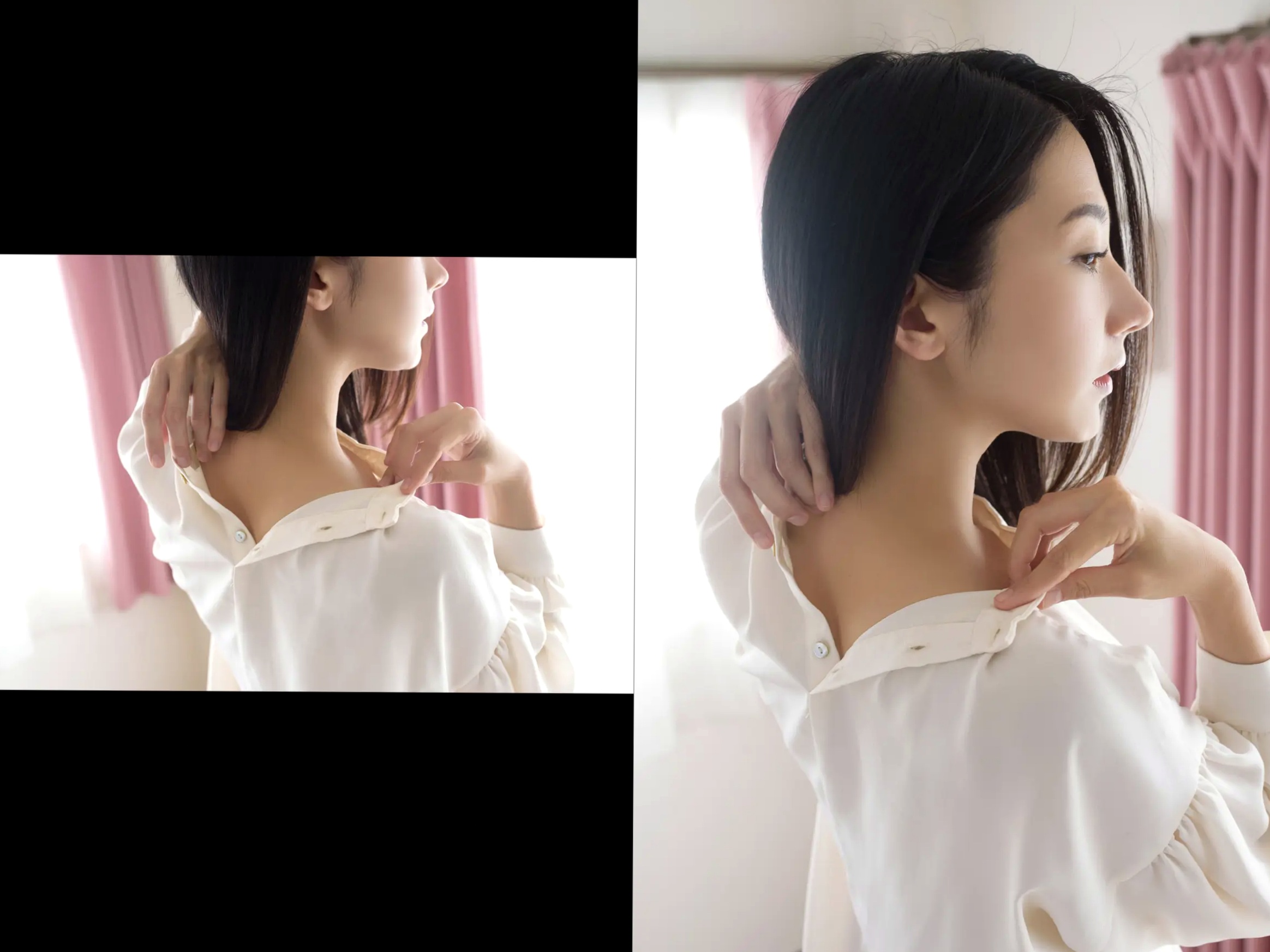《大塚びる - ぶる姉コンプリート》日本性感女神家居私房照 粉色泳装比基尼美臀写真