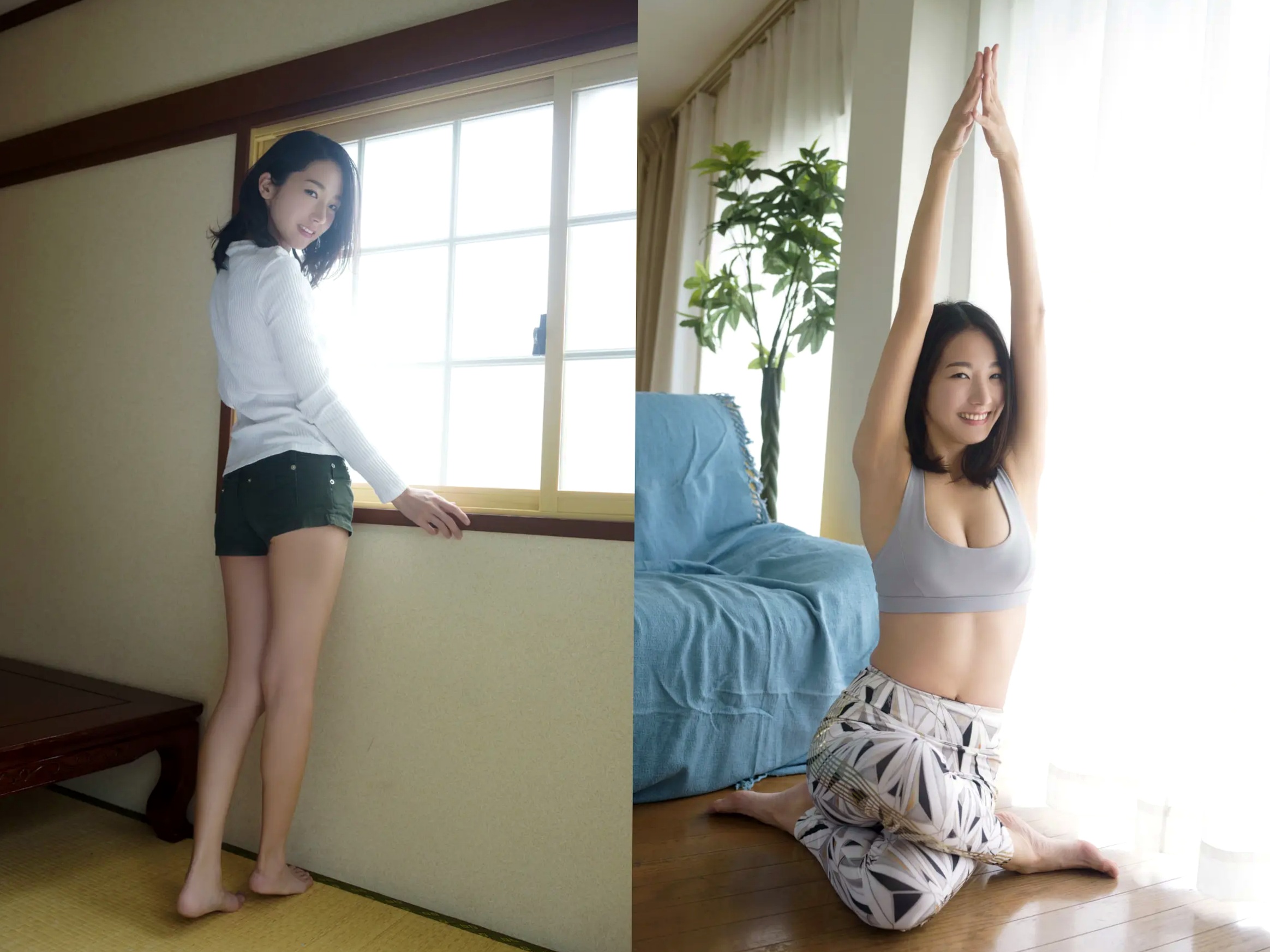 《大塚びる - ぶる姉コンプリート》日本性感女神家居私房照 粉色泳装比基尼美臀写真