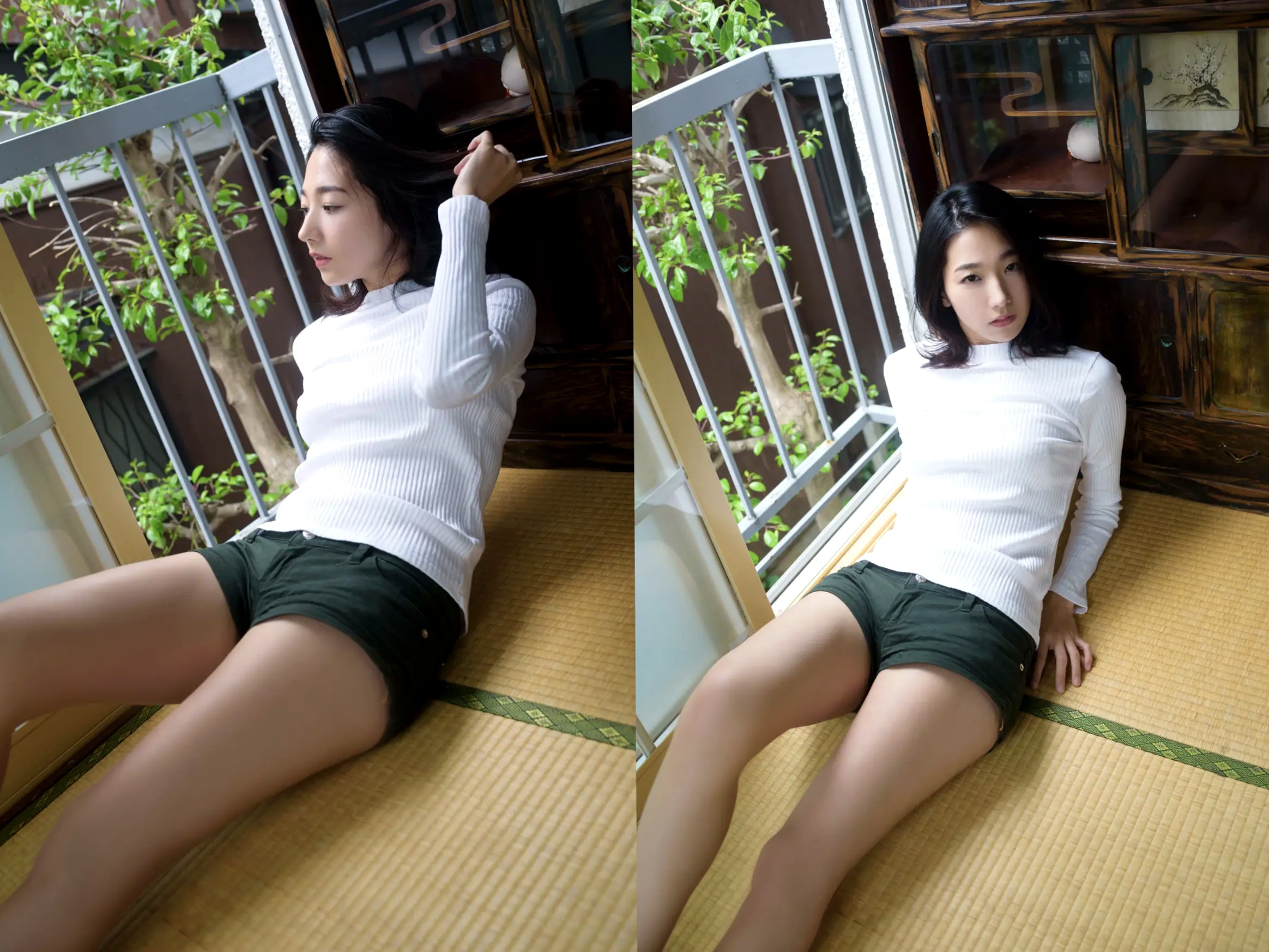 《大塚びる - ぶる姉コンプリート》日本性感女神家居私房照 粉色泳装比基尼美臀写真