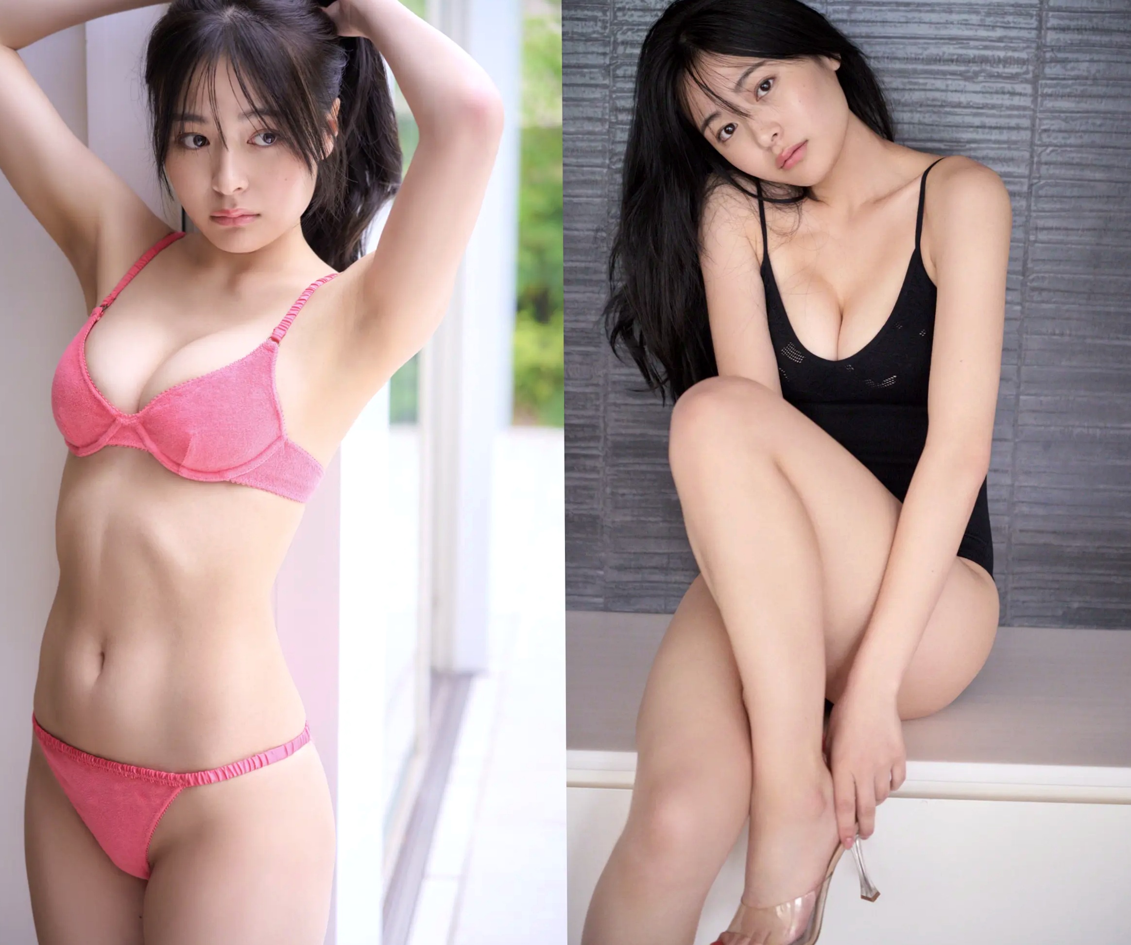 和内璃乃 - 甘い覚醒:日本女神性感连体泳装与泳池湿身写真