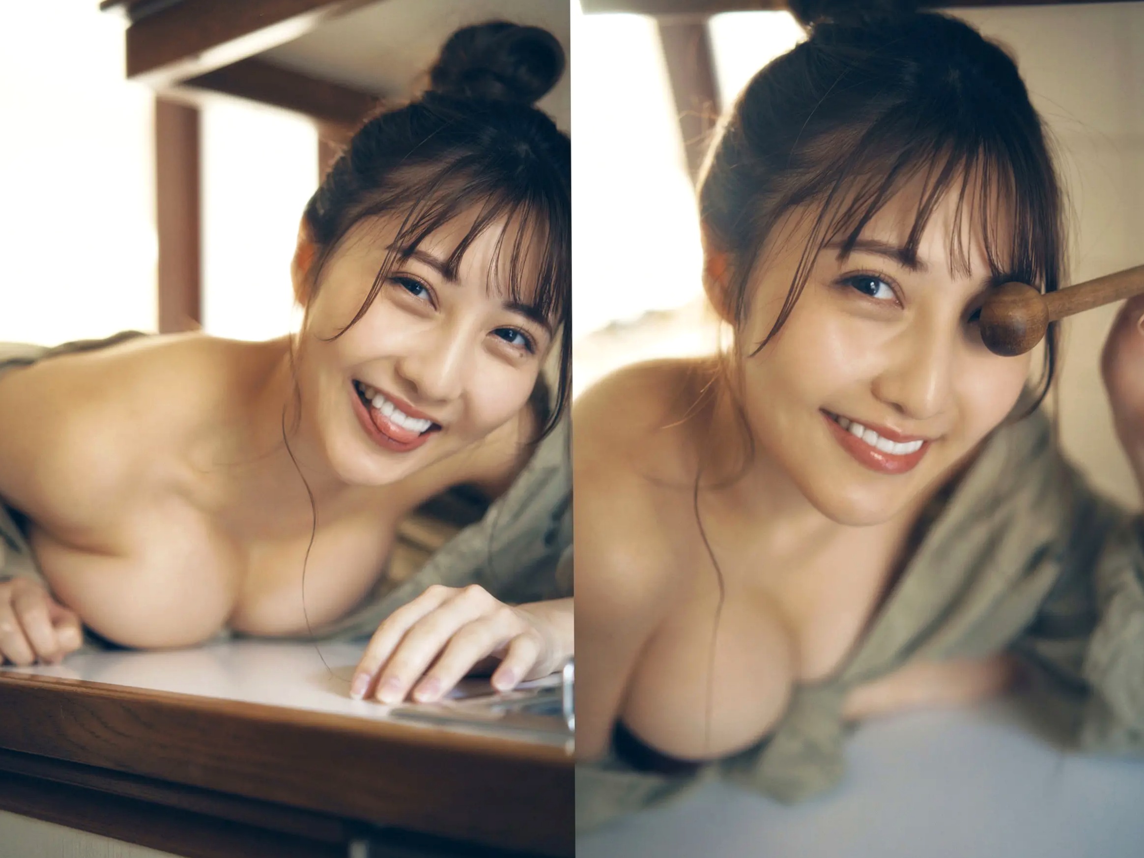 《辻りりさ - She is Perfect 前編》日系家居私房写真 性感内衣丰满女神写真集