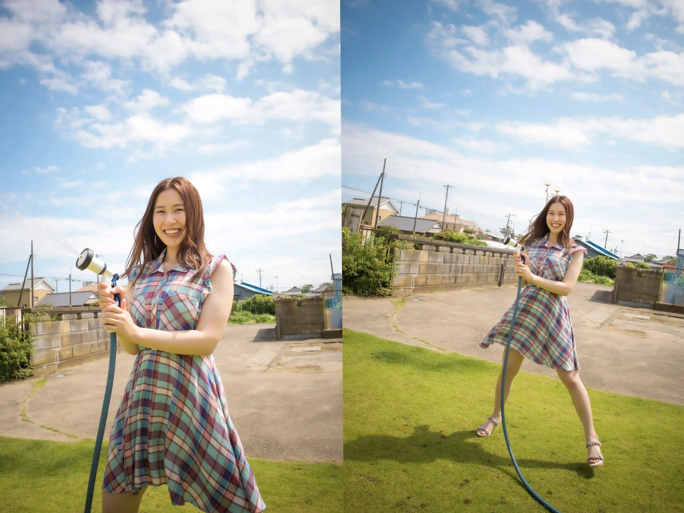 朝倉ここな - COCONANA 日系清纯JK制服与海滩比基尼户外写真