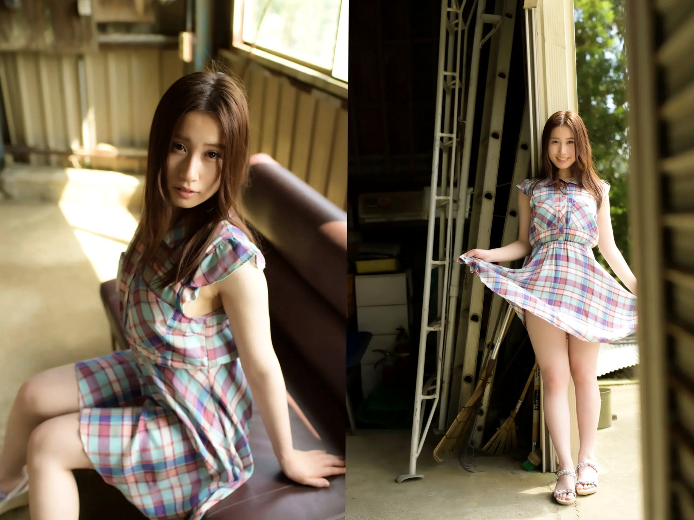 朝倉ここな - COCONANA 日系清纯JK制服与海滩比基尼户外写真
