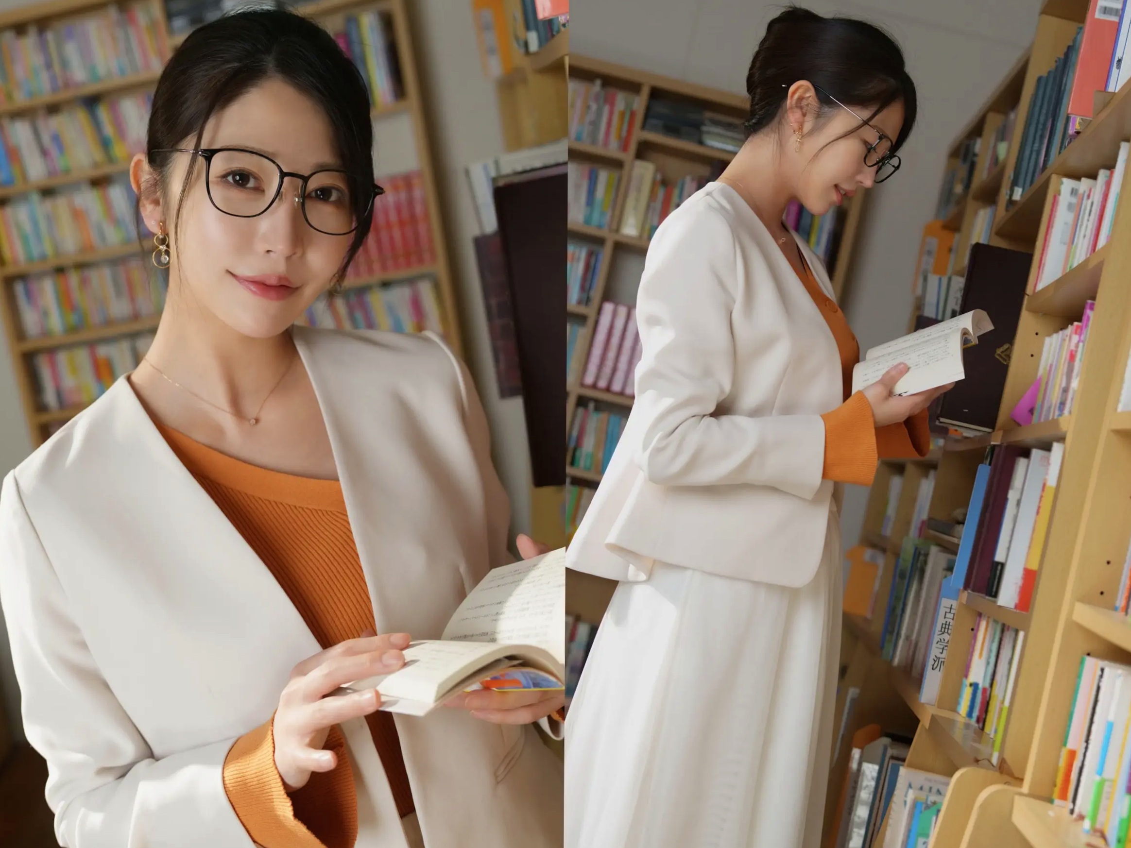 森日向子《僕は、誘惑教師に恋をする Class.02》知性女教师黑丝内衣与泳装诱惑写真