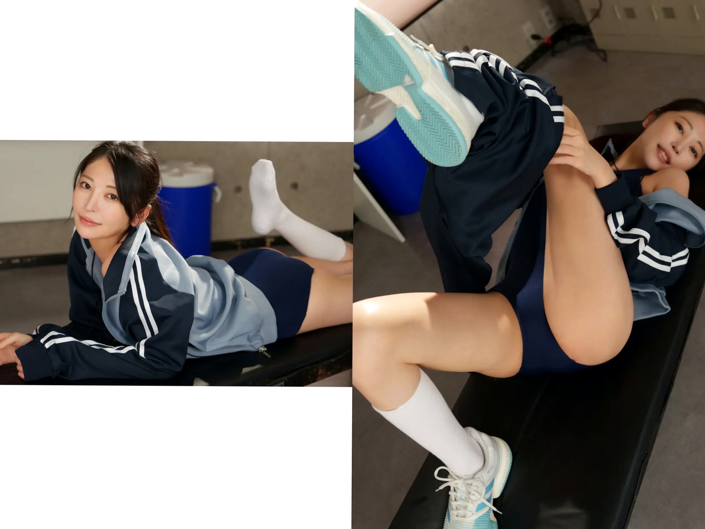 森日向子《僕は、誘惑教師に恋をする Class.02》知性女教师黑丝内衣与泳装诱惑写真