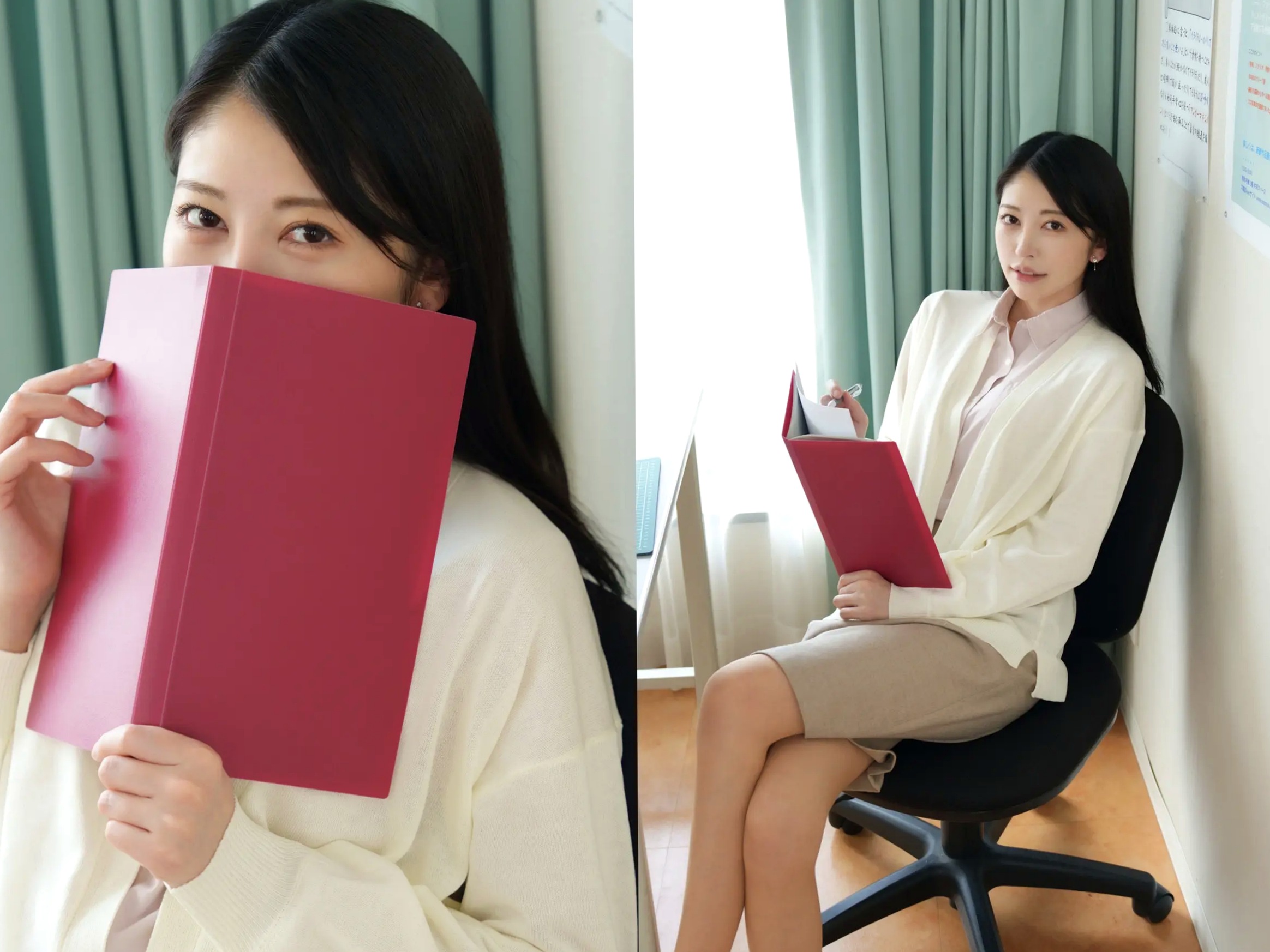 森日向子 - 诱惑女教师眼镜制服性感内衣写真《僕は、誘惑教師に恋をする Class.01》