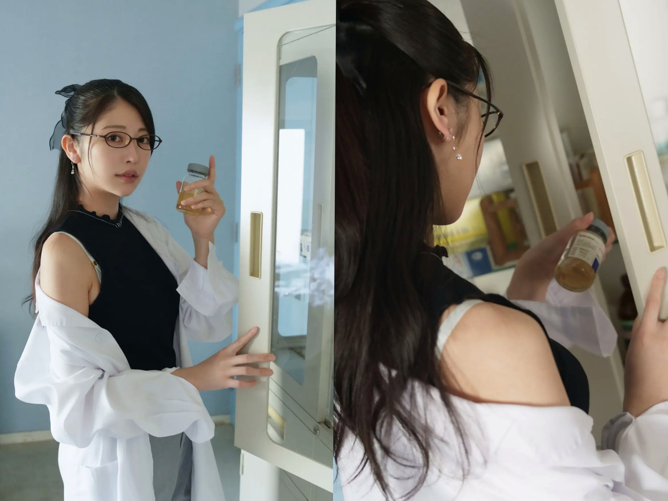 森日向子 - 诱惑女教师眼镜制服性感内衣写真《僕は、誘惑教師に恋をする Class.01》