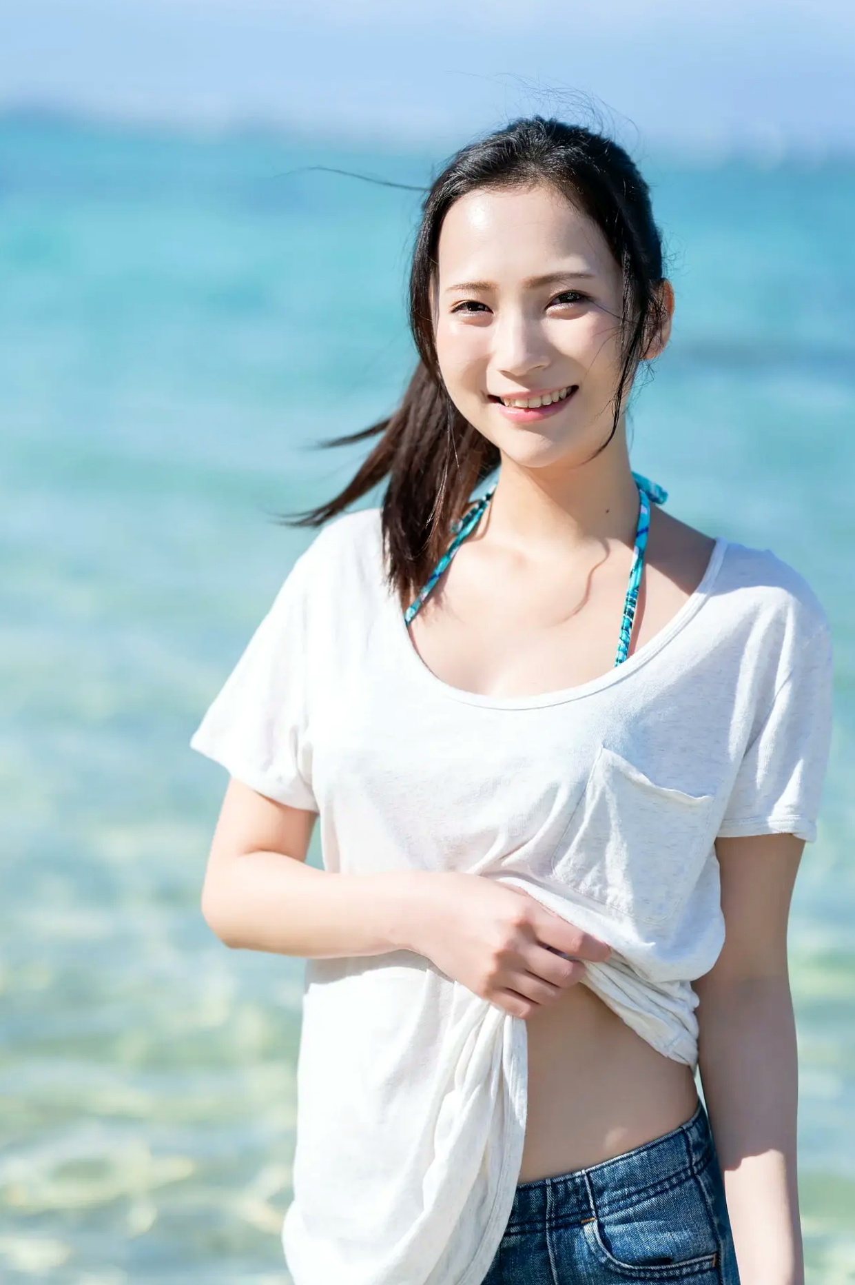 街山みほ - 煌めく紺碧の 日本海边沙滩比基尼清新性感写真