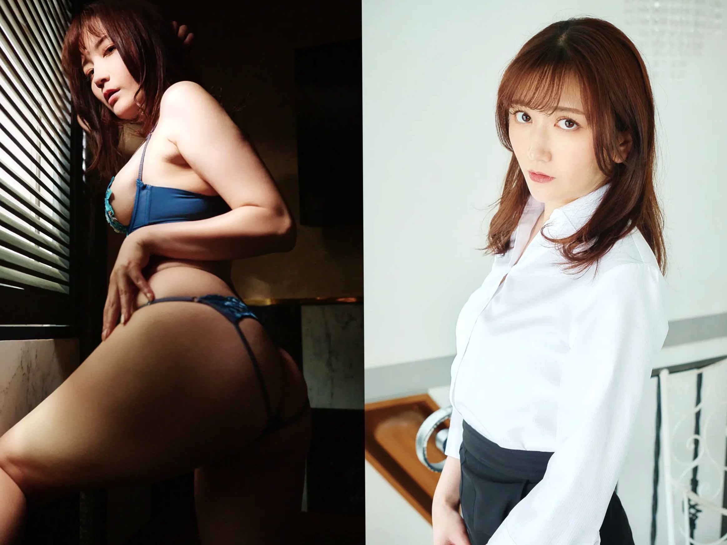 《清水楓 - 光芒》性感内衣与优雅职场制服私房写真