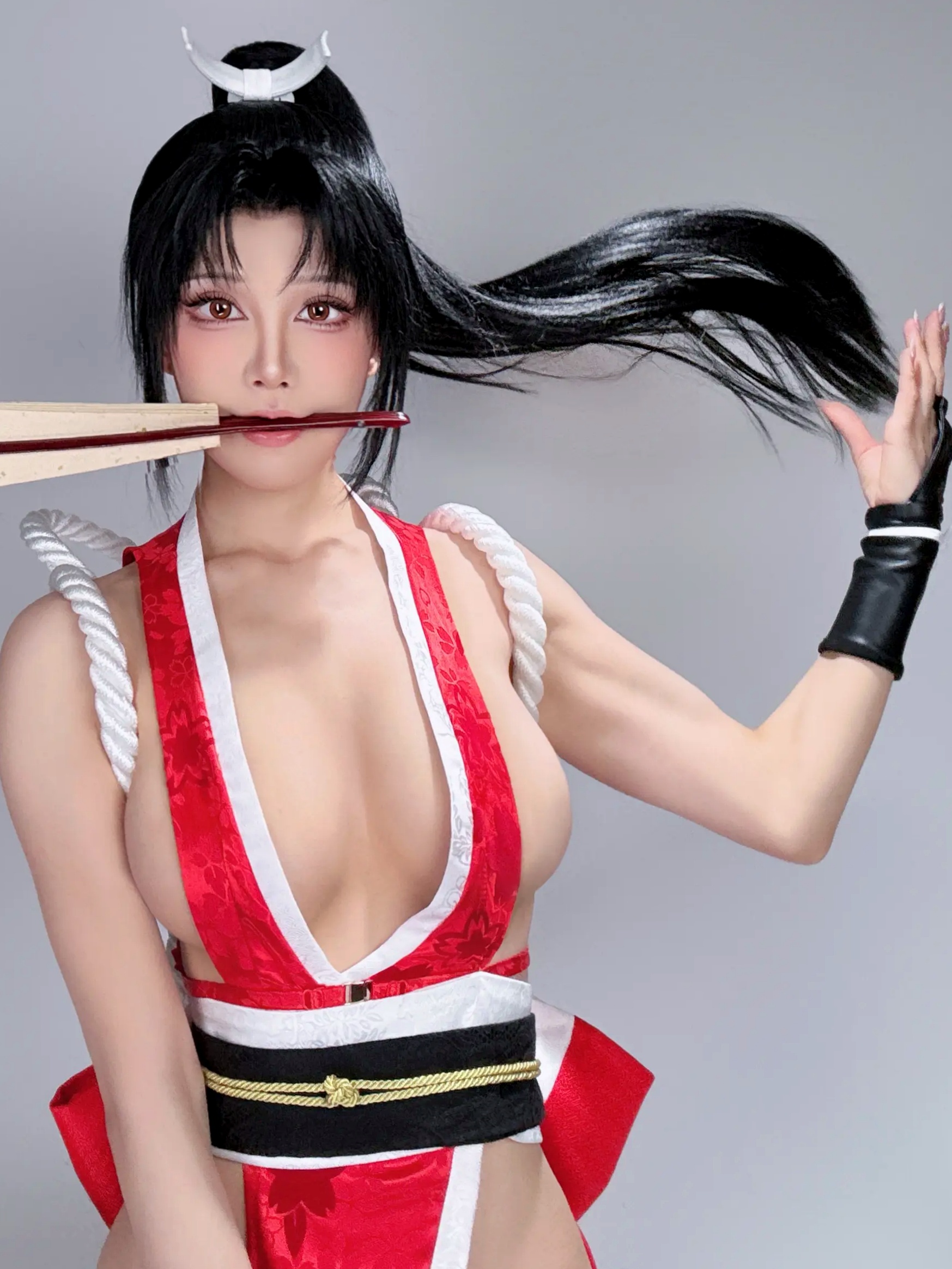 水淼aqua - 不知火舞自摄 经典Cosplay性感写真