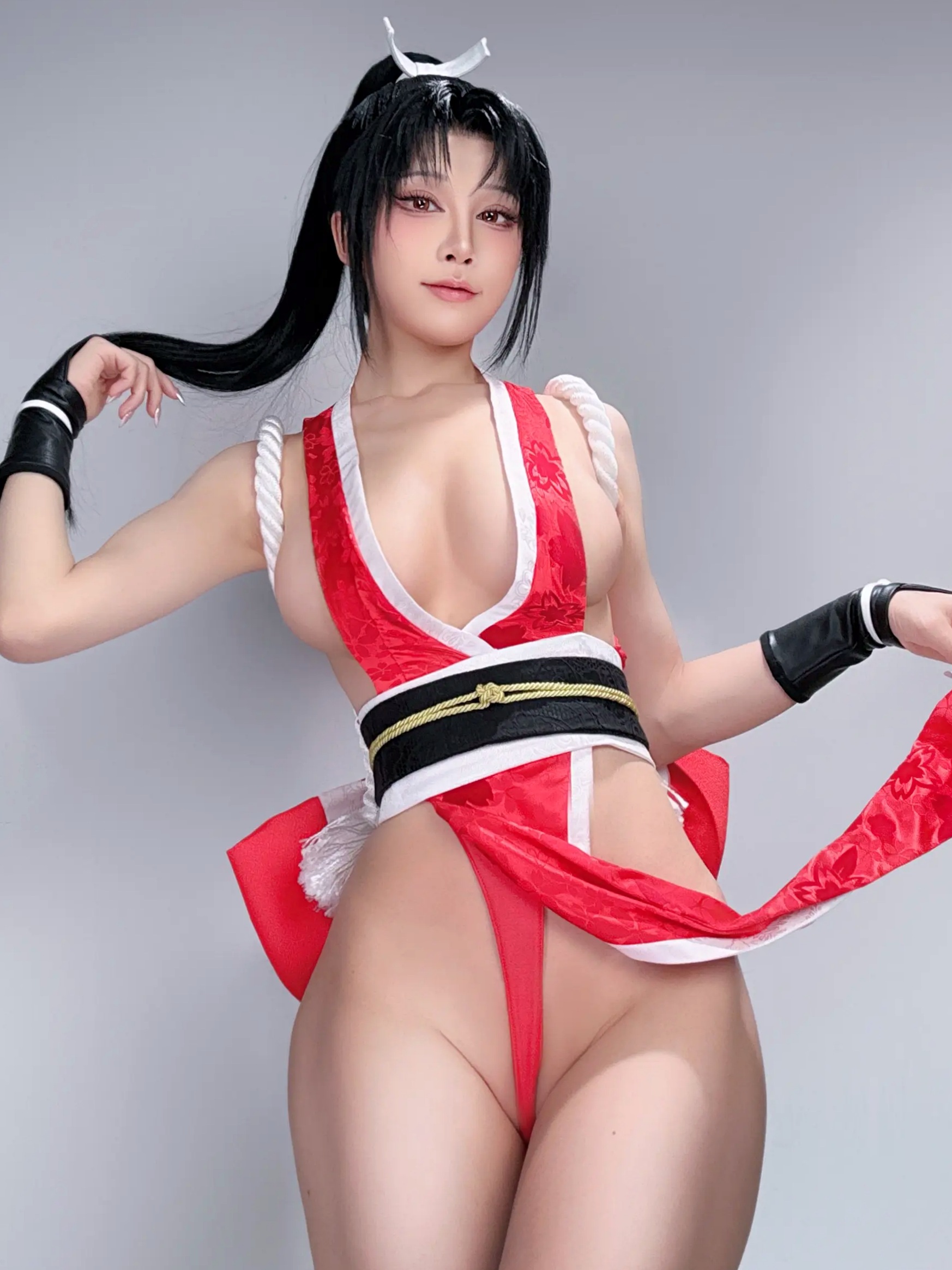 水淼aqua - 不知火舞自摄 经典Cosplay性感写真