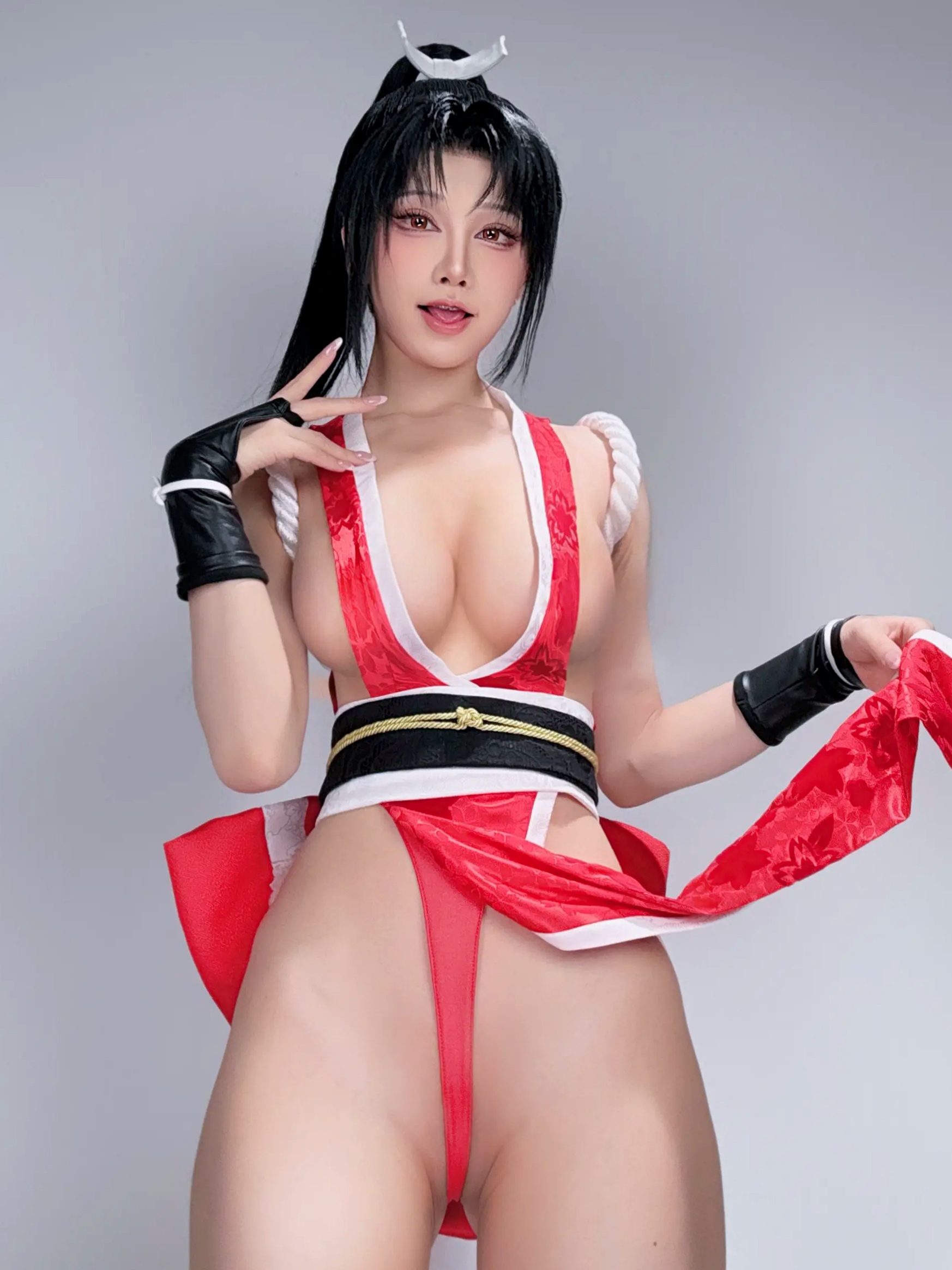 水淼aqua - 不知火舞自摄 经典Cosplay性感写真