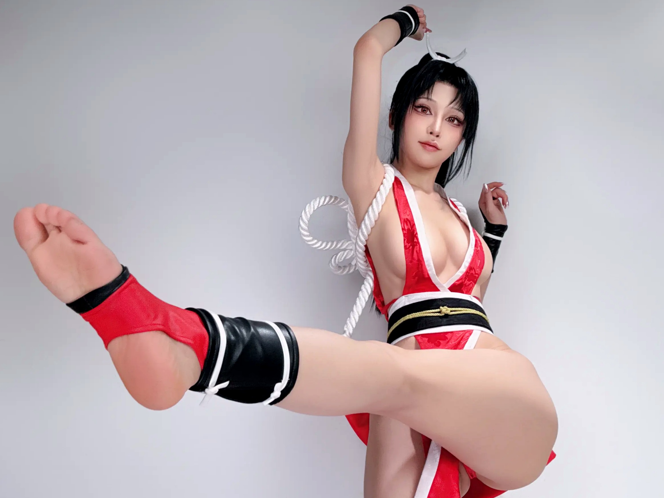 水淼aqua - 不知火舞自摄 经典Cosplay性感写真