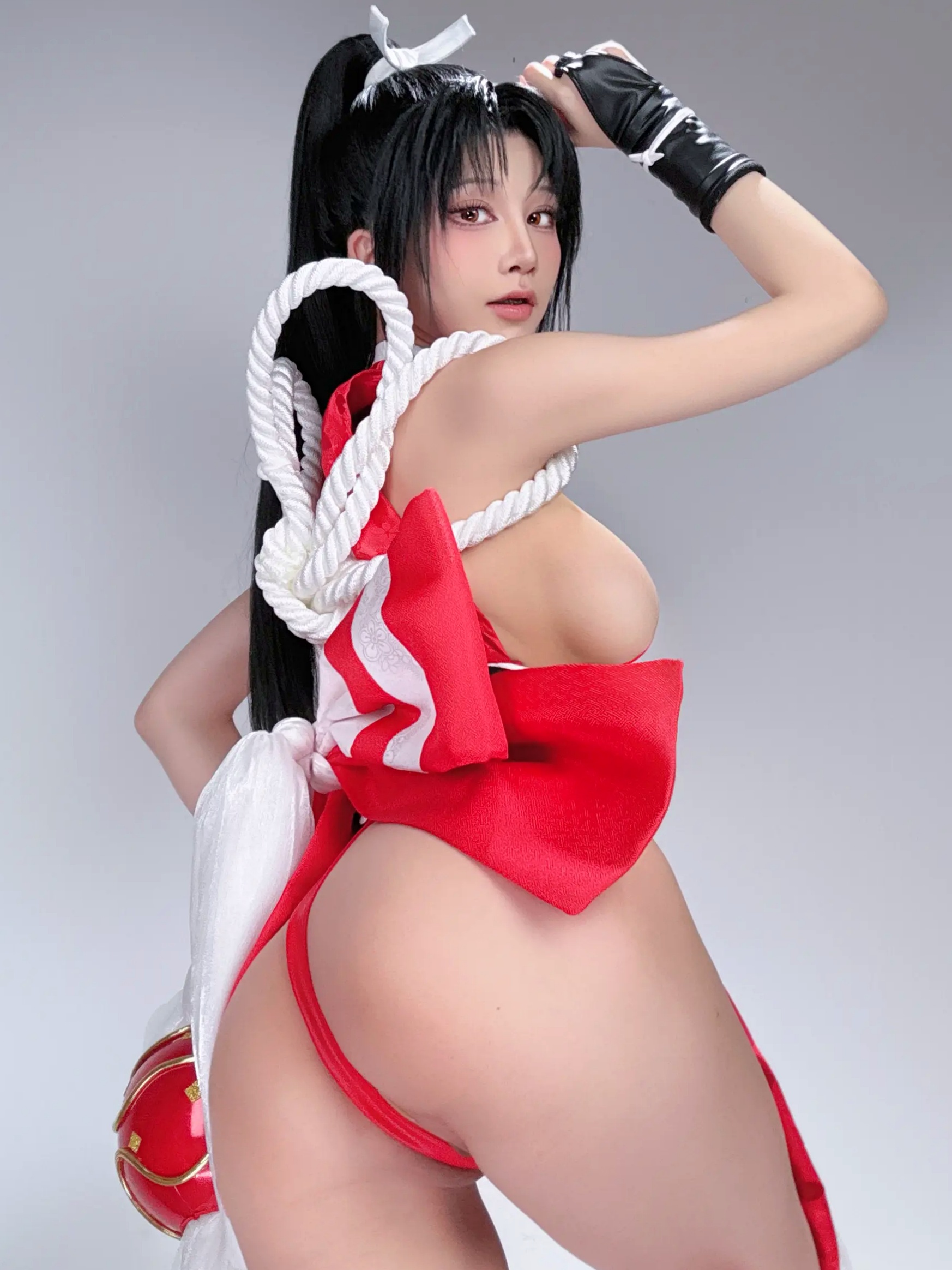 水淼aqua - 不知火舞自摄 经典Cosplay性感写真