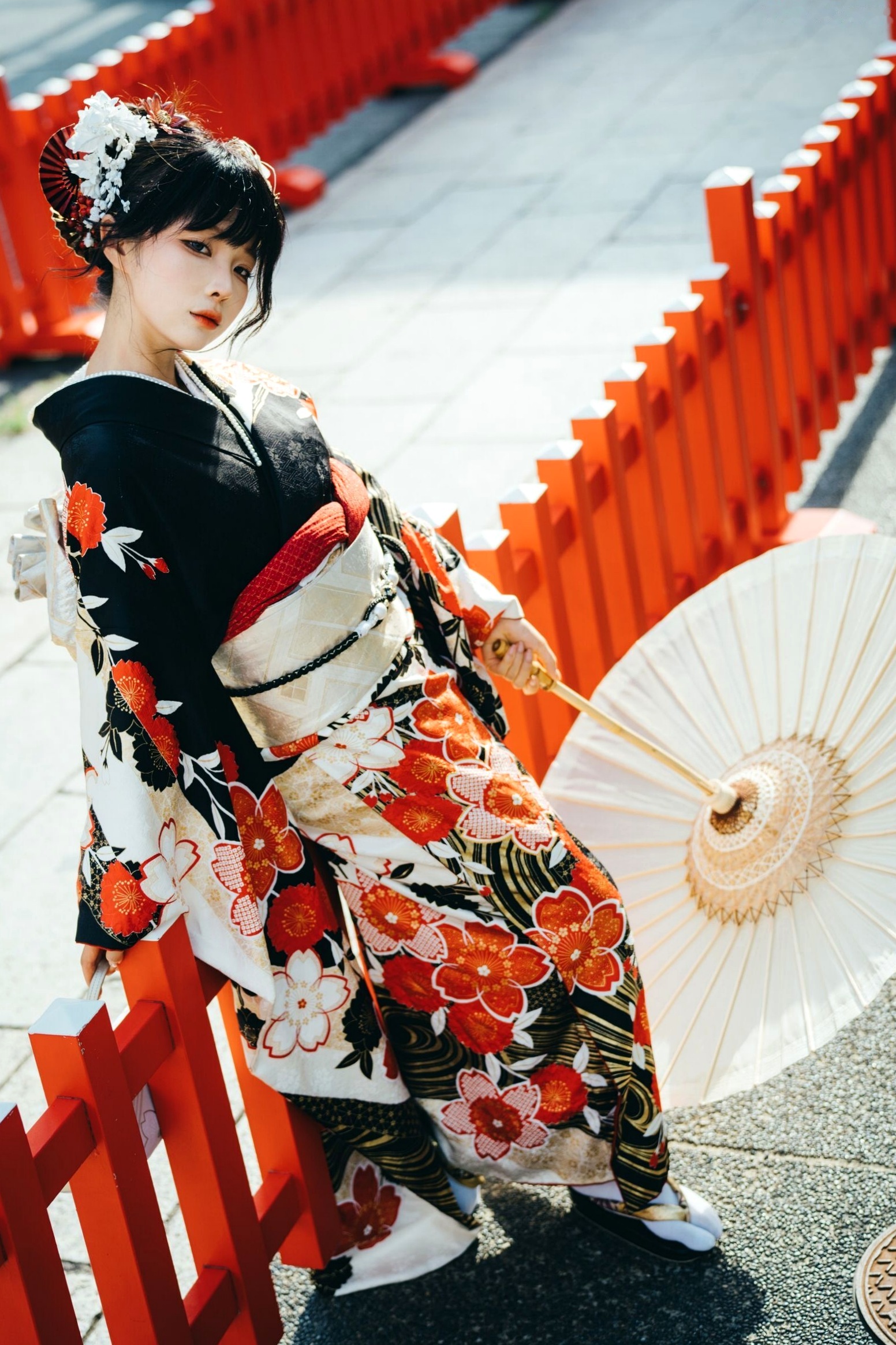 蠢沫沫-夏想-上 日系和服海边校服水疗比基尼性感写真
