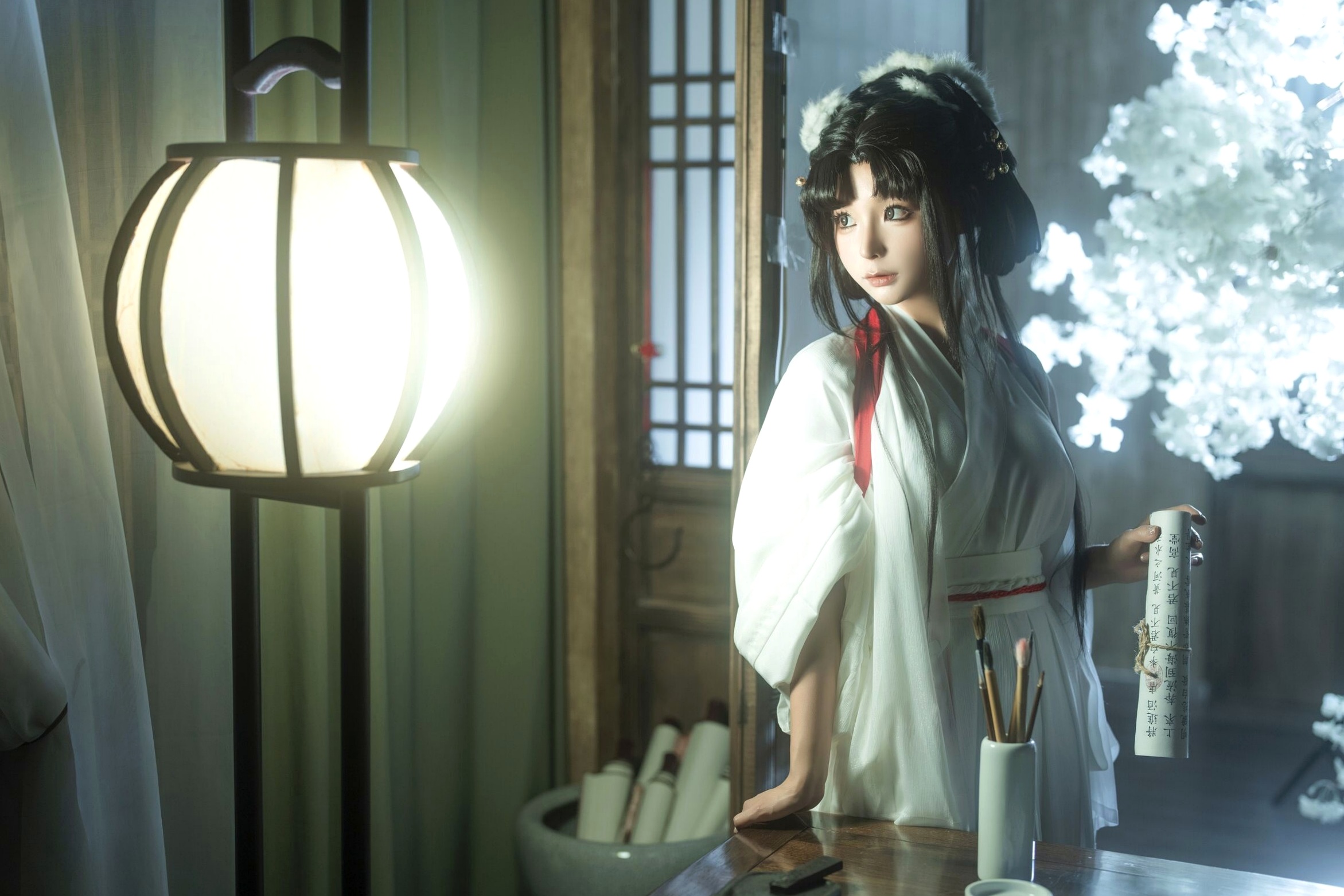 蠢沫沫《作品2》古风韵味与蕾丝私房性感角色扮演写真