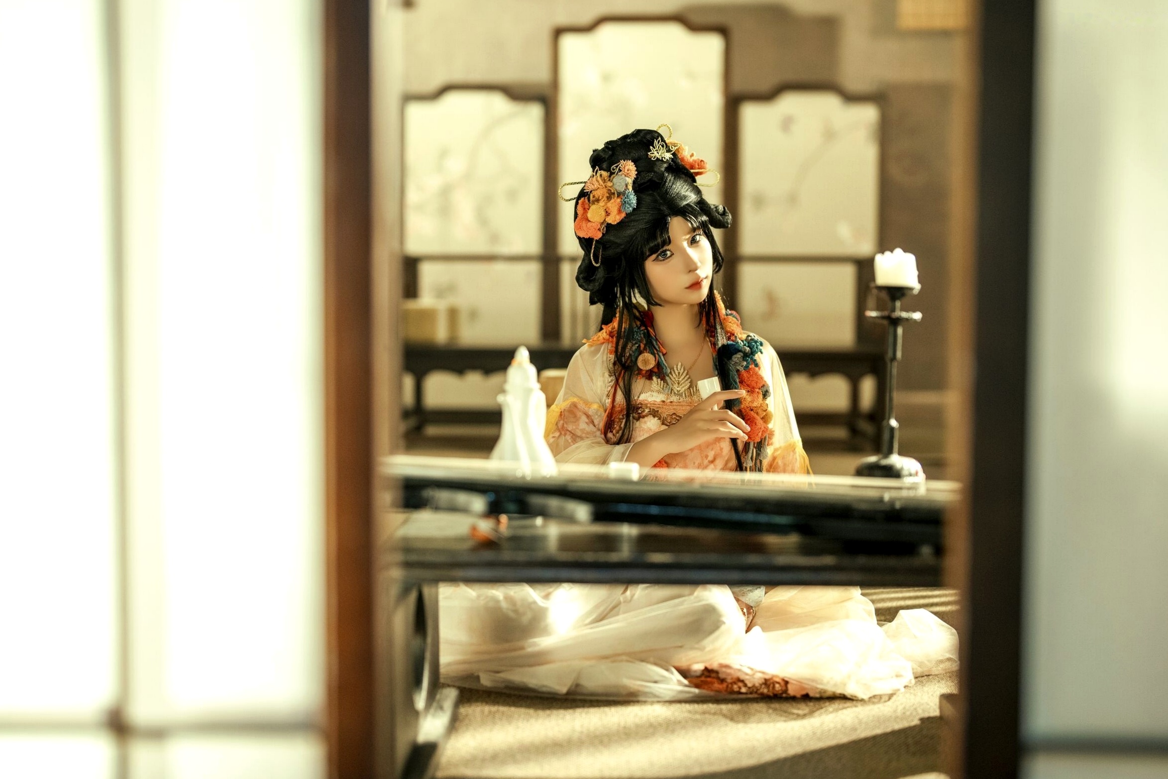 蠢沫沫《作品2》古风韵味与蕾丝私房性感角色扮演写真