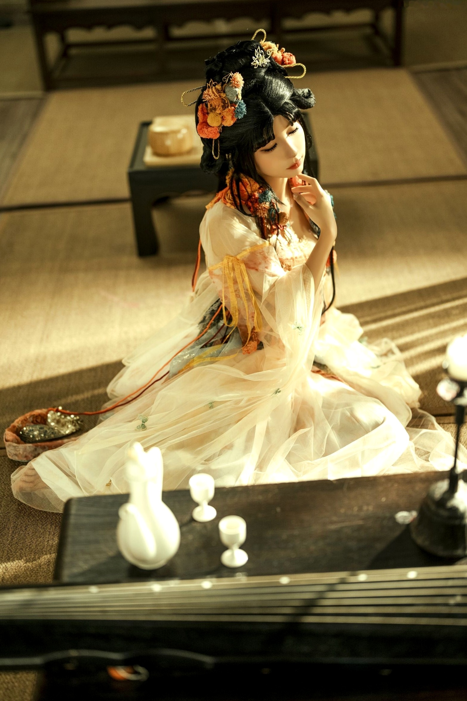 蠢沫沫《作品2》古风韵味与蕾丝私房性感角色扮演写真