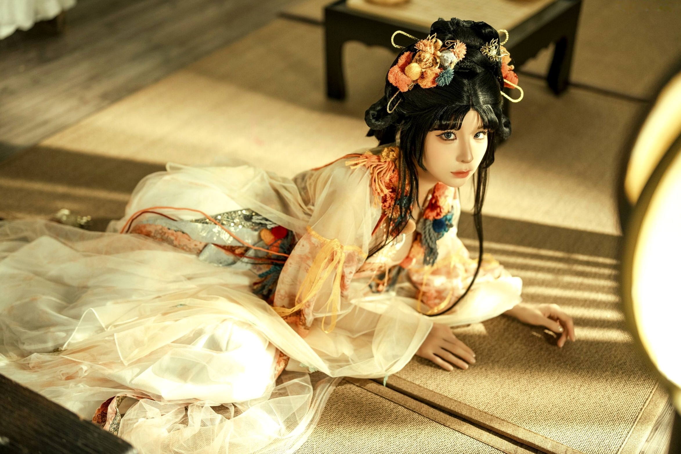 蠢沫沫《作品2》古风韵味与蕾丝私房性感角色扮演写真