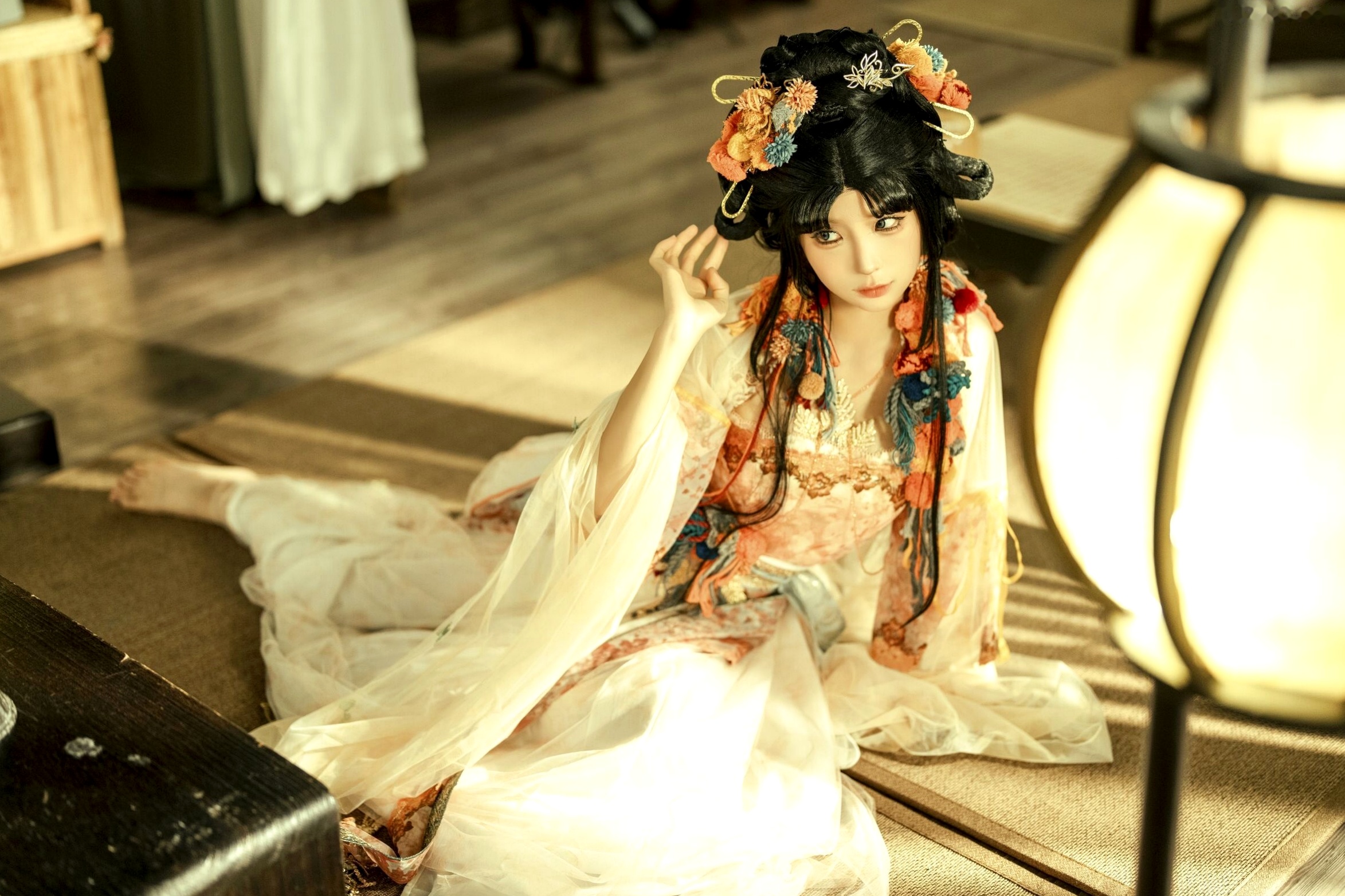 蠢沫沫《作品2》古风韵味与蕾丝私房性感角色扮演写真
