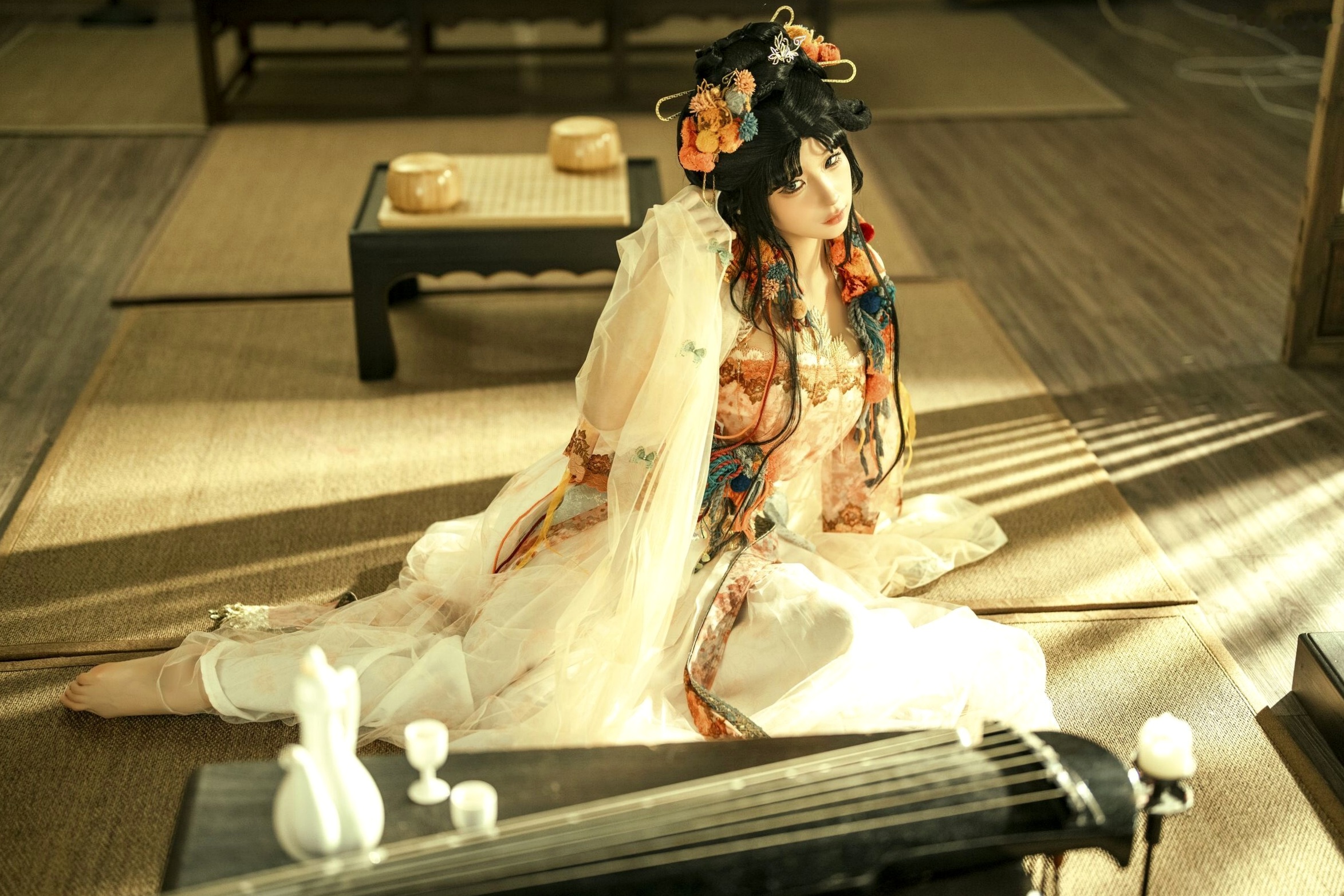 蠢沫沫《作品2》古风韵味与蕾丝私房性感角色扮演写真