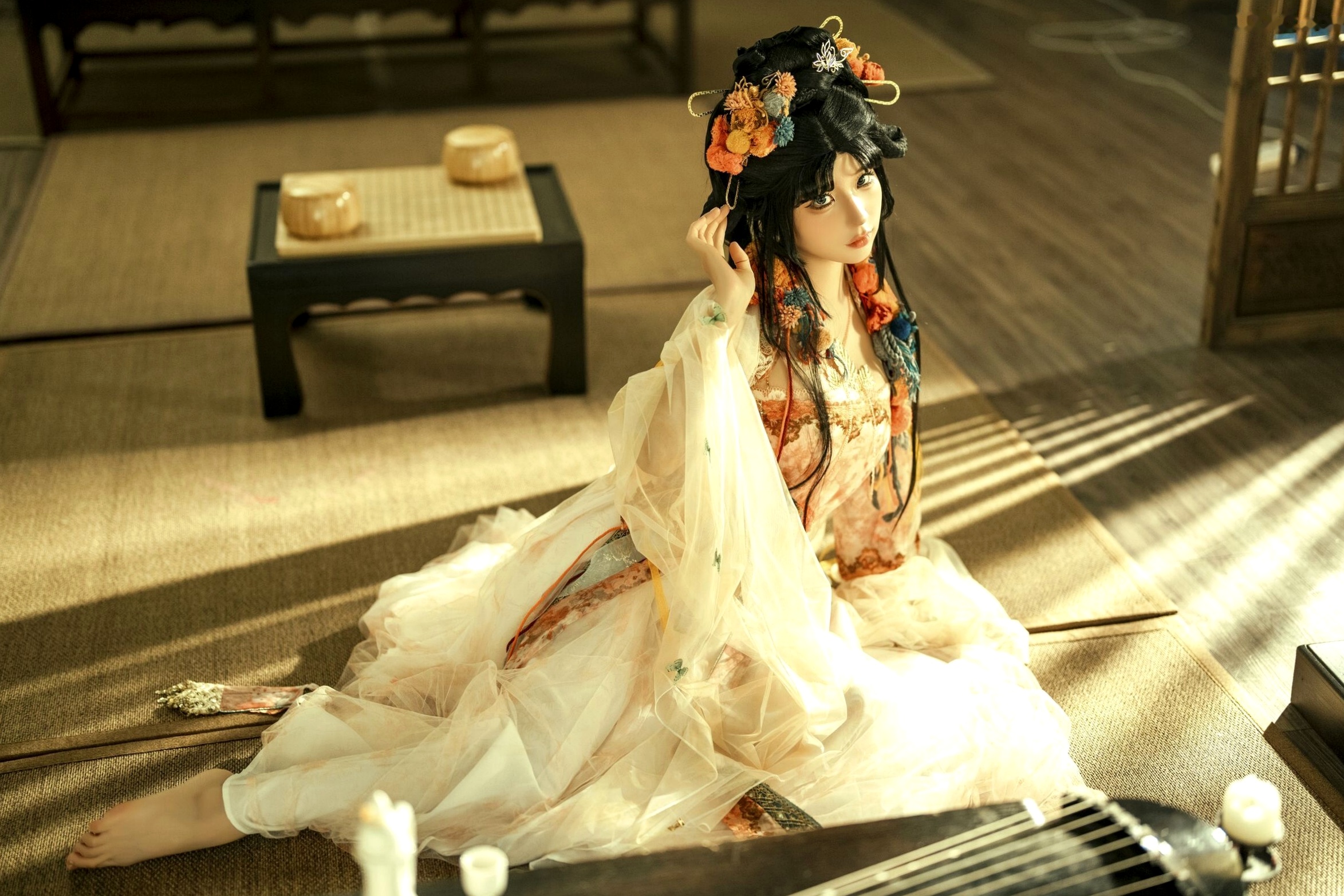 蠢沫沫《作品2》古风韵味与蕾丝私房性感角色扮演写真