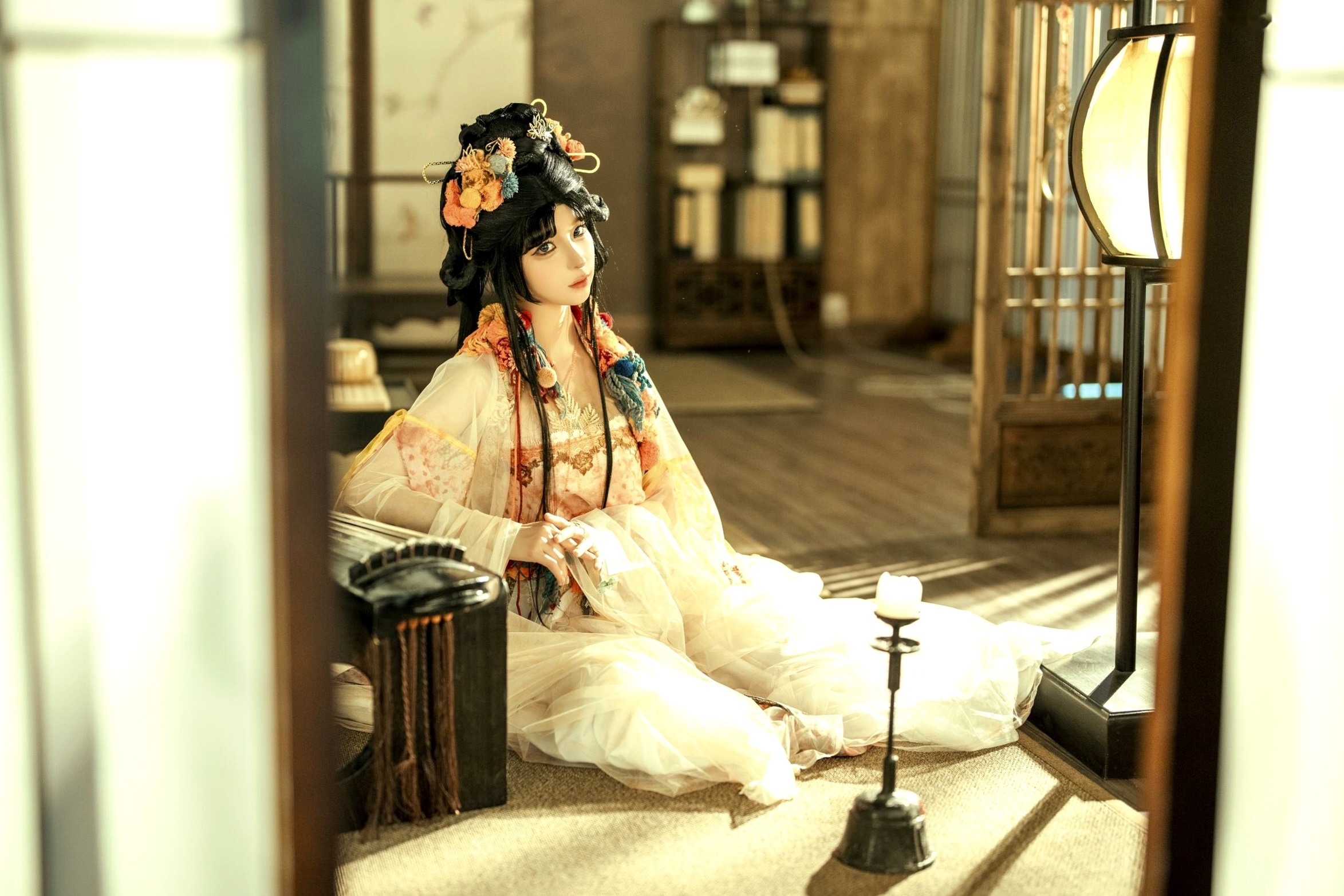 蠢沫沫《作品2》古风韵味与蕾丝私房性感角色扮演写真