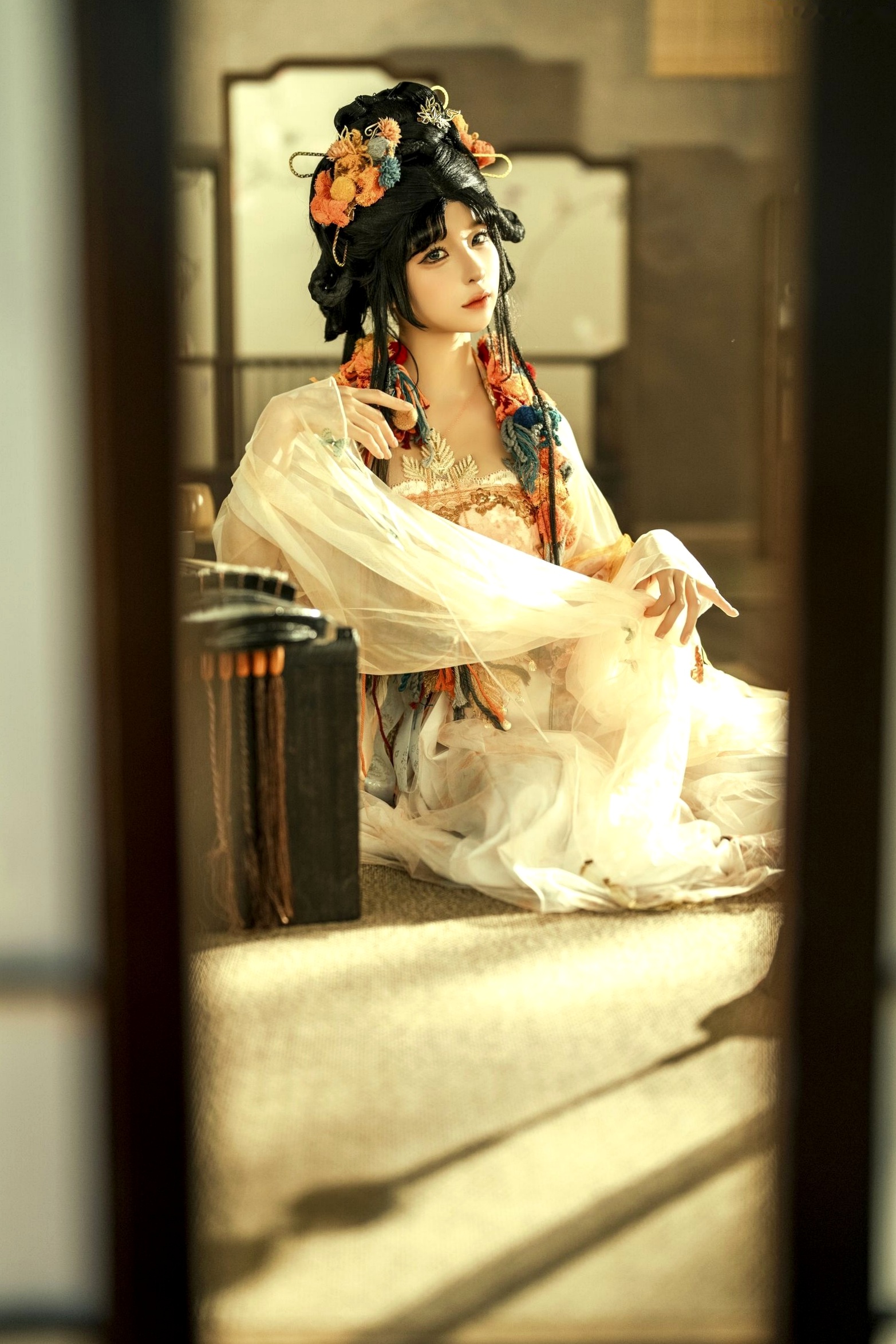 蠢沫沫《作品2》古风韵味与蕾丝私房性感角色扮演写真