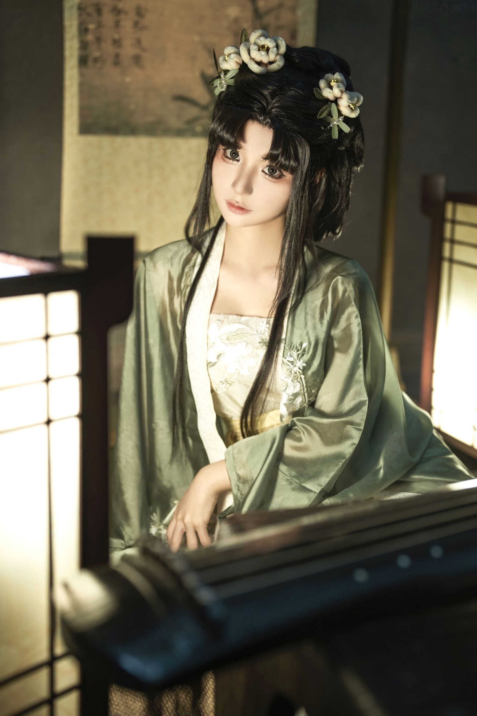 蠢沫沫《作品2》古风韵味与蕾丝私房性感角色扮演写真