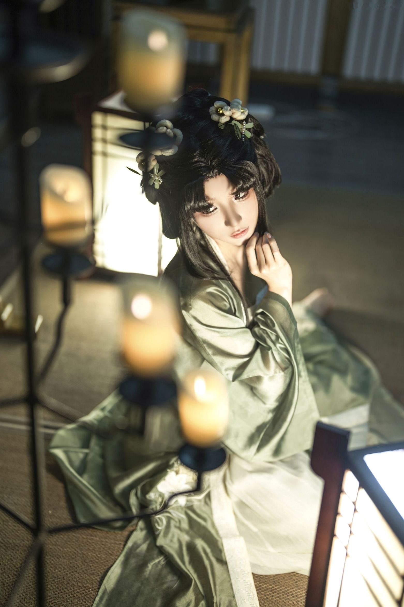 蠢沫沫《作品2》古风韵味与蕾丝私房性感角色扮演写真