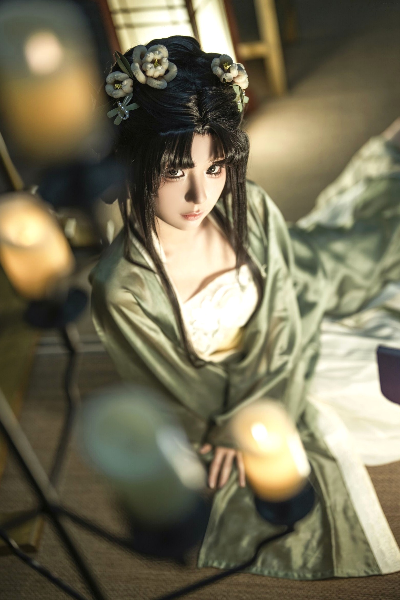 蠢沫沫《作品2》古风韵味与蕾丝私房性感角色扮演写真