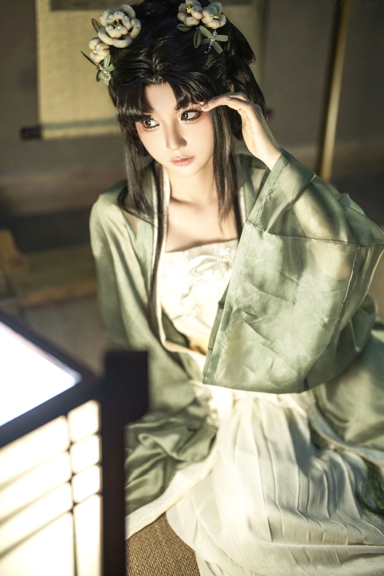蠢沫沫《作品2》古风韵味与蕾丝私房性感角色扮演写真