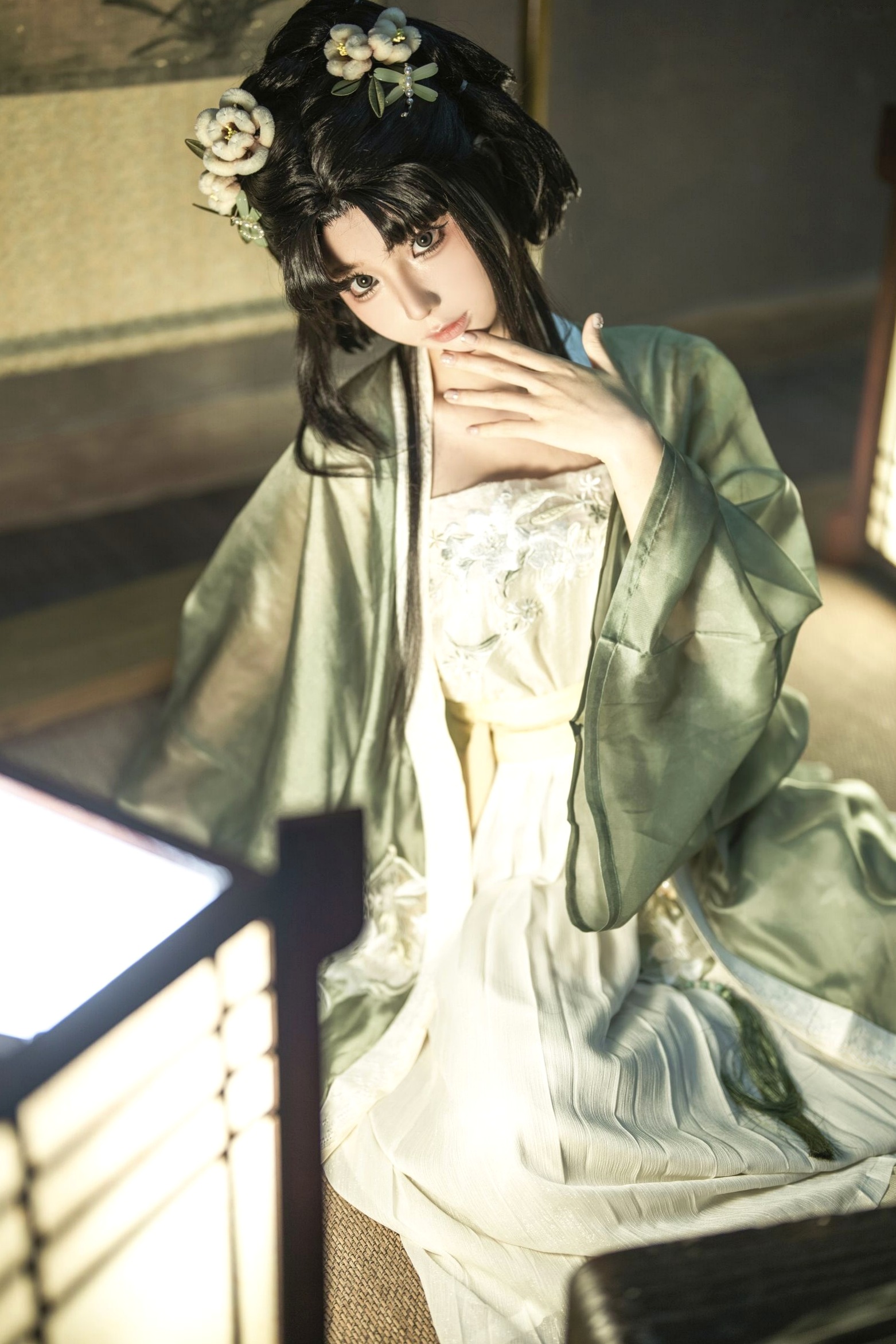 蠢沫沫《作品2》古风韵味与蕾丝私房性感角色扮演写真
