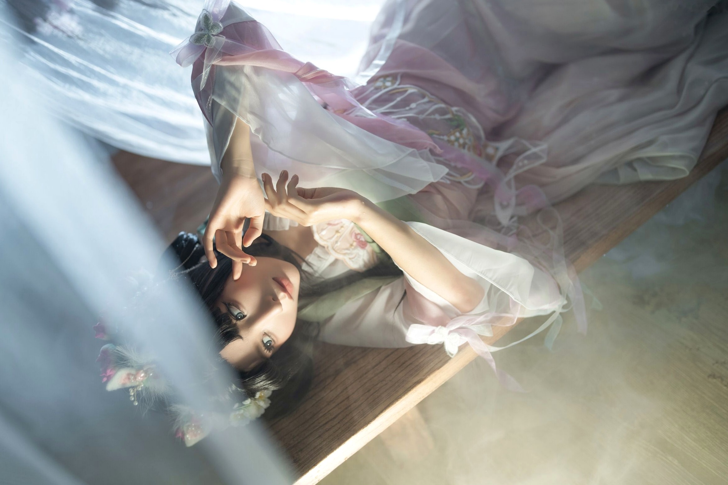 蠢沫沫《作品2》古风韵味与蕾丝私房性感角色扮演写真