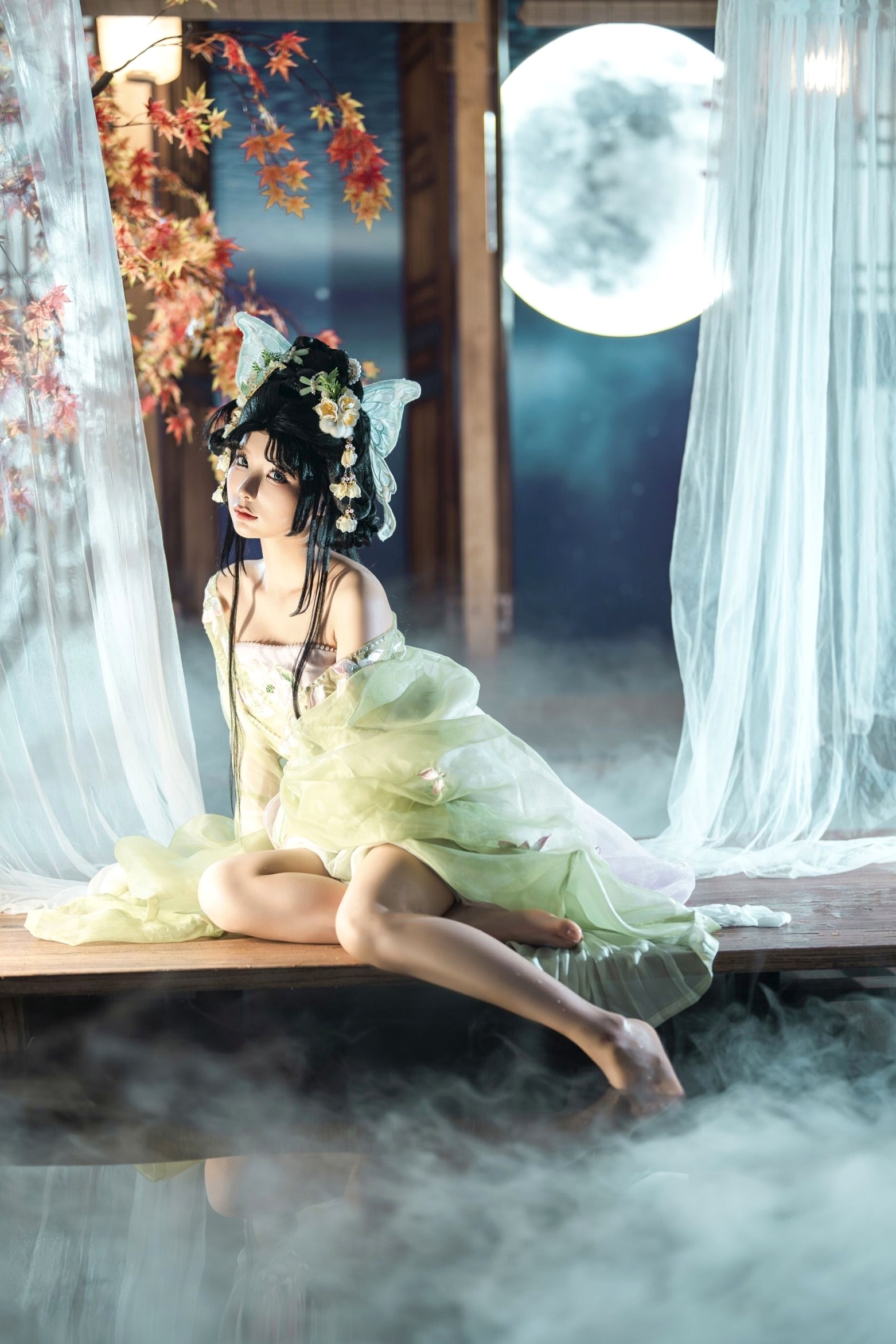 蠢沫沫《作品2》古风韵味与蕾丝私房性感角色扮演写真