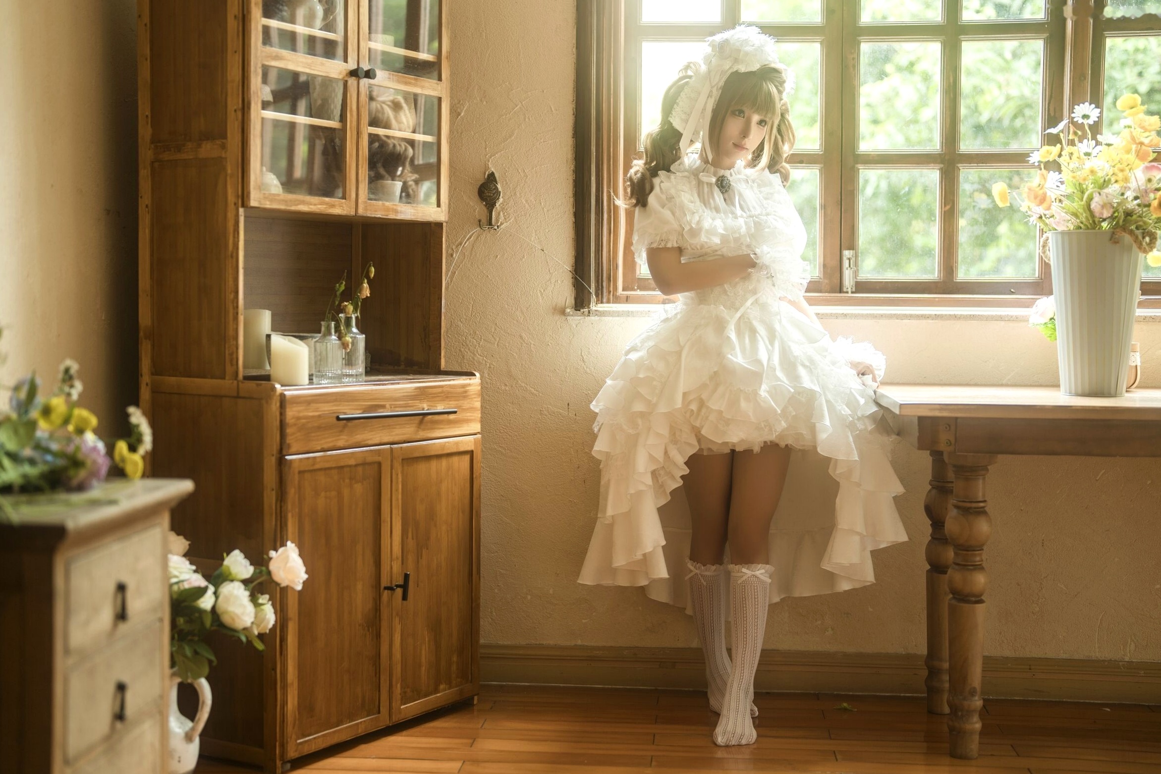 蠢沫沫《作品2》古风韵味与蕾丝私房性感角色扮演写真