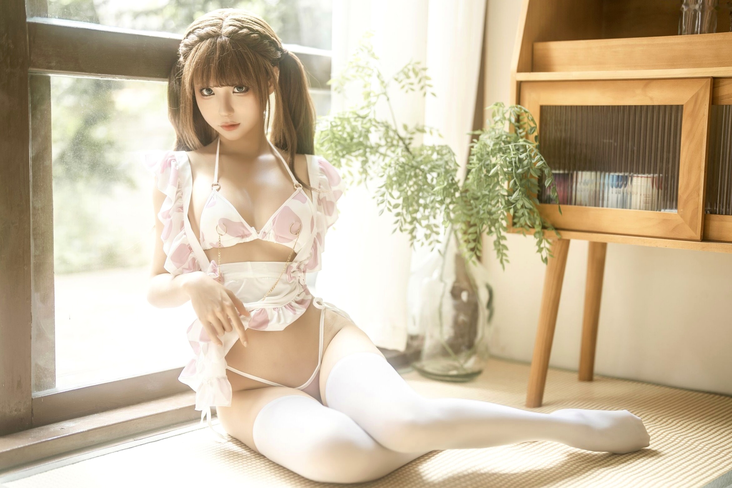 蠢沫沫《作品2》古风韵味与蕾丝私房性感角色扮演写真