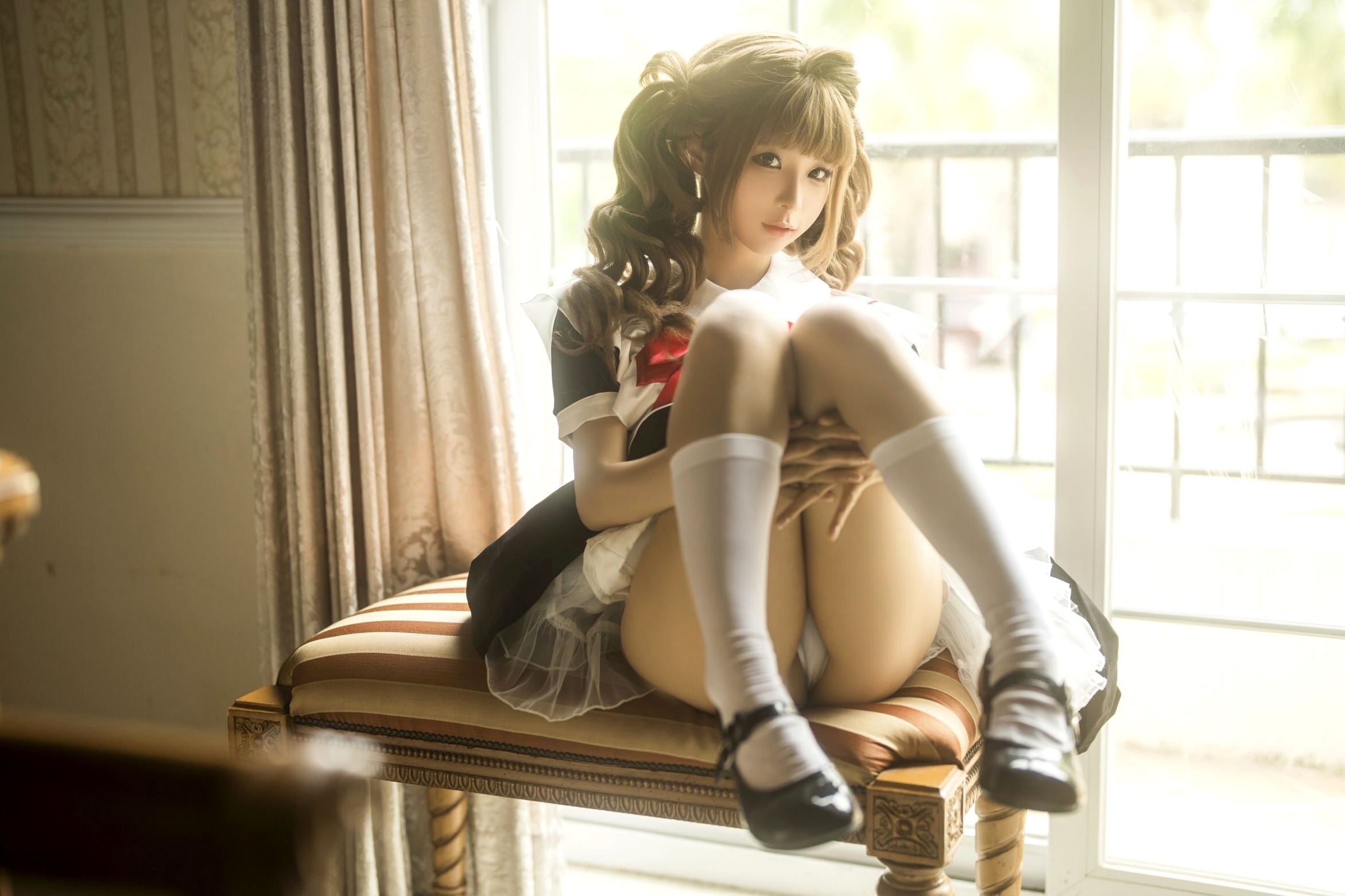 蠢沫沫《作品2》古风韵味与蕾丝私房性感角色扮演写真